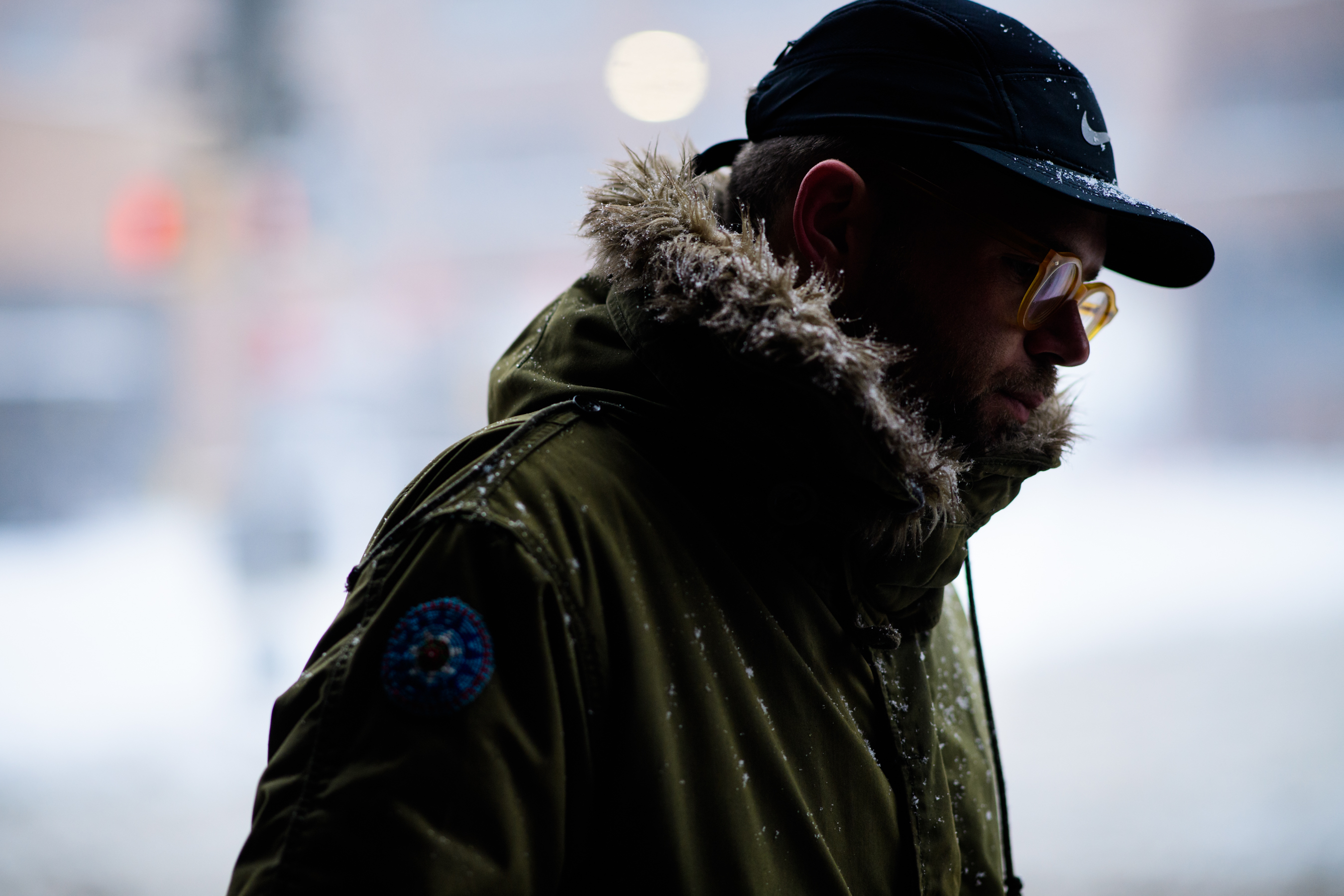 Man wearing Nike cap