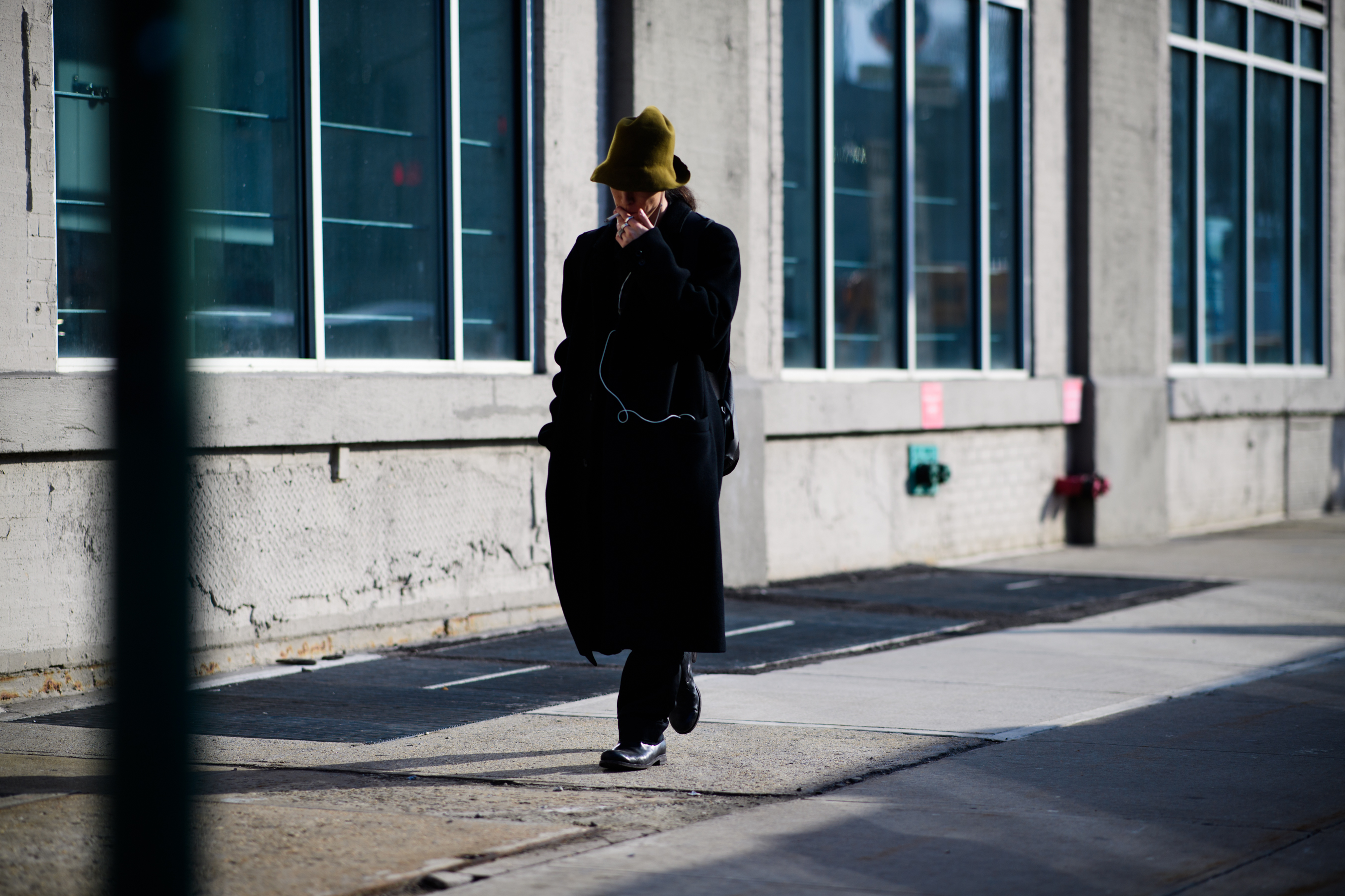 Man wearing black clothes