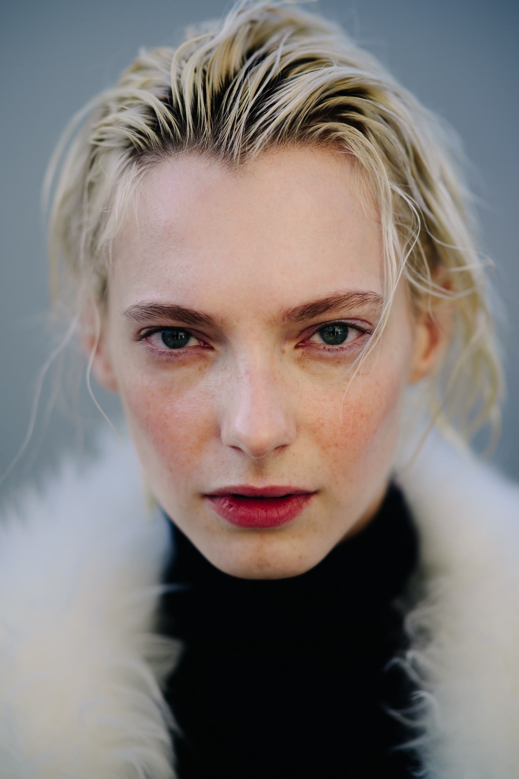 Portrait of an American model from Kazakhstan