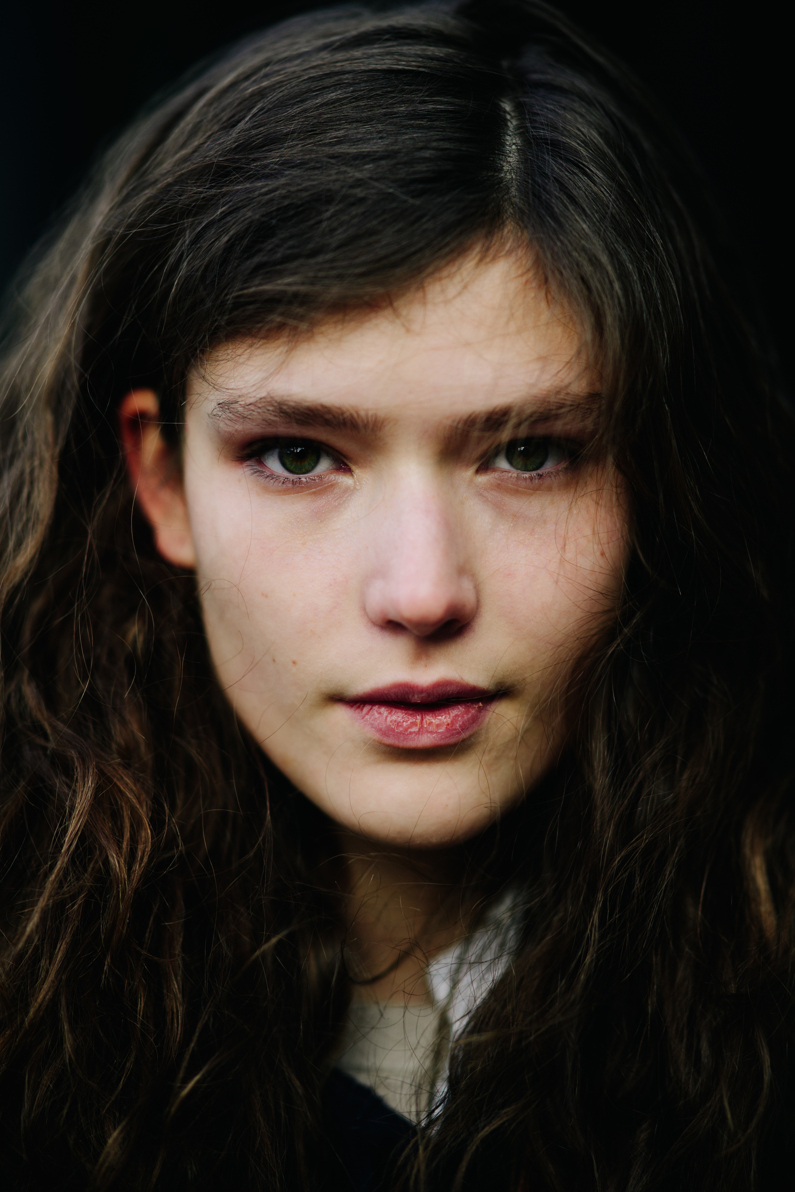 Portrait of a French model
