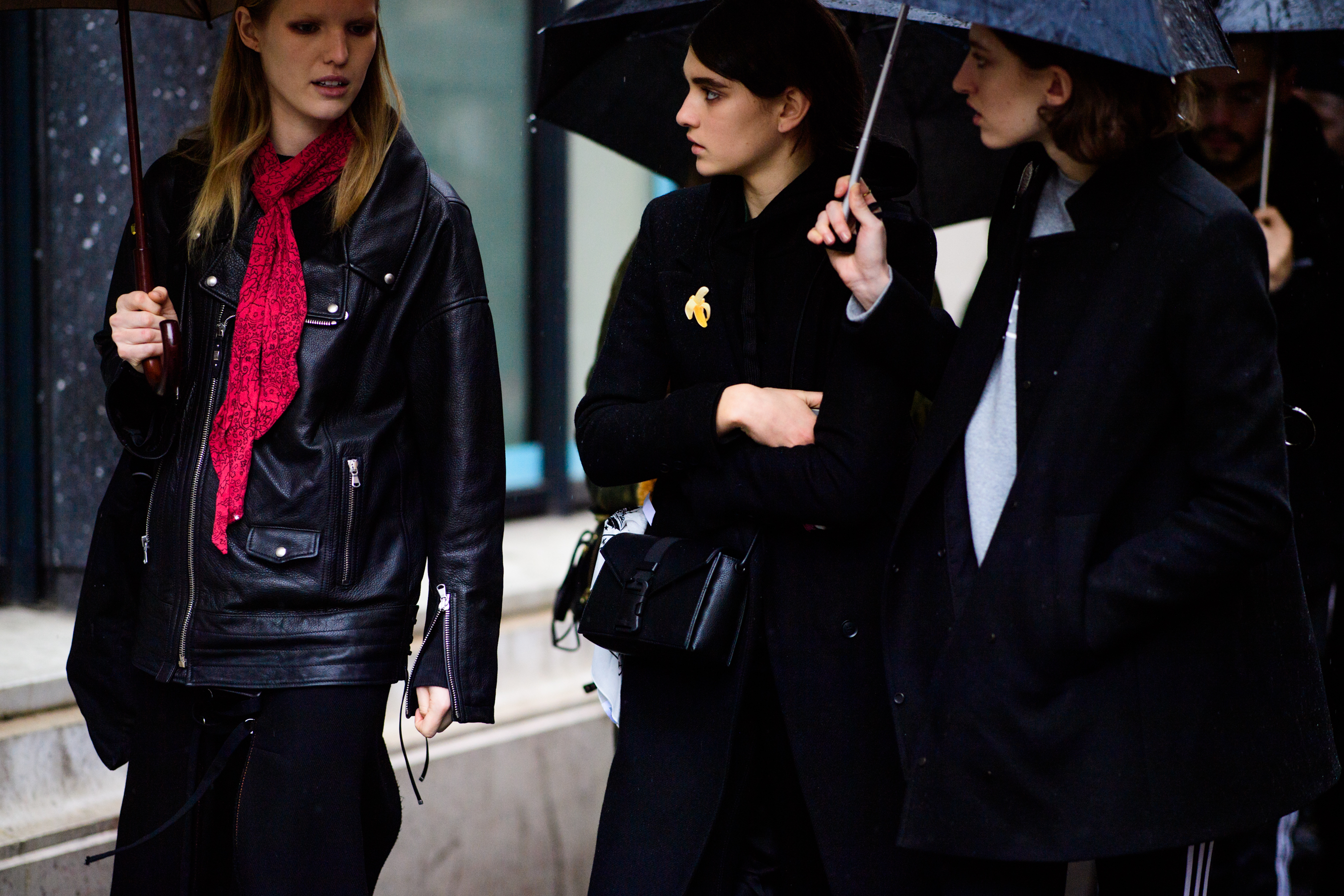 Three models after the show