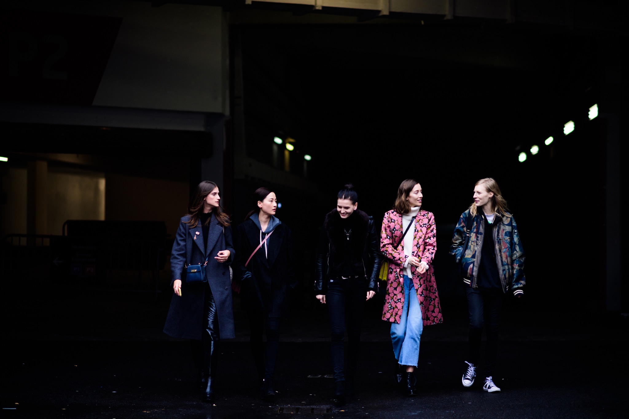 Five top models after the show
