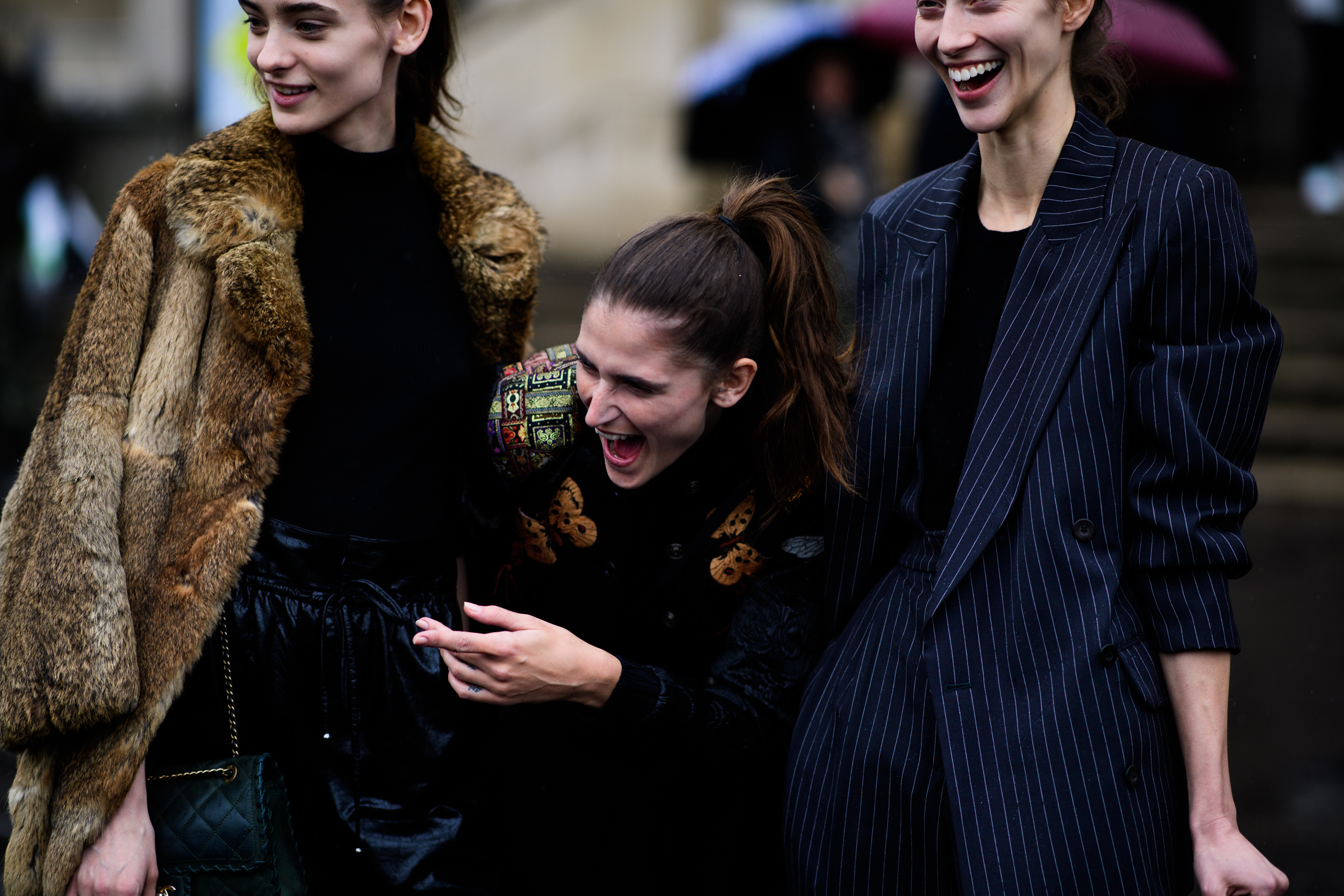 Three models after the show