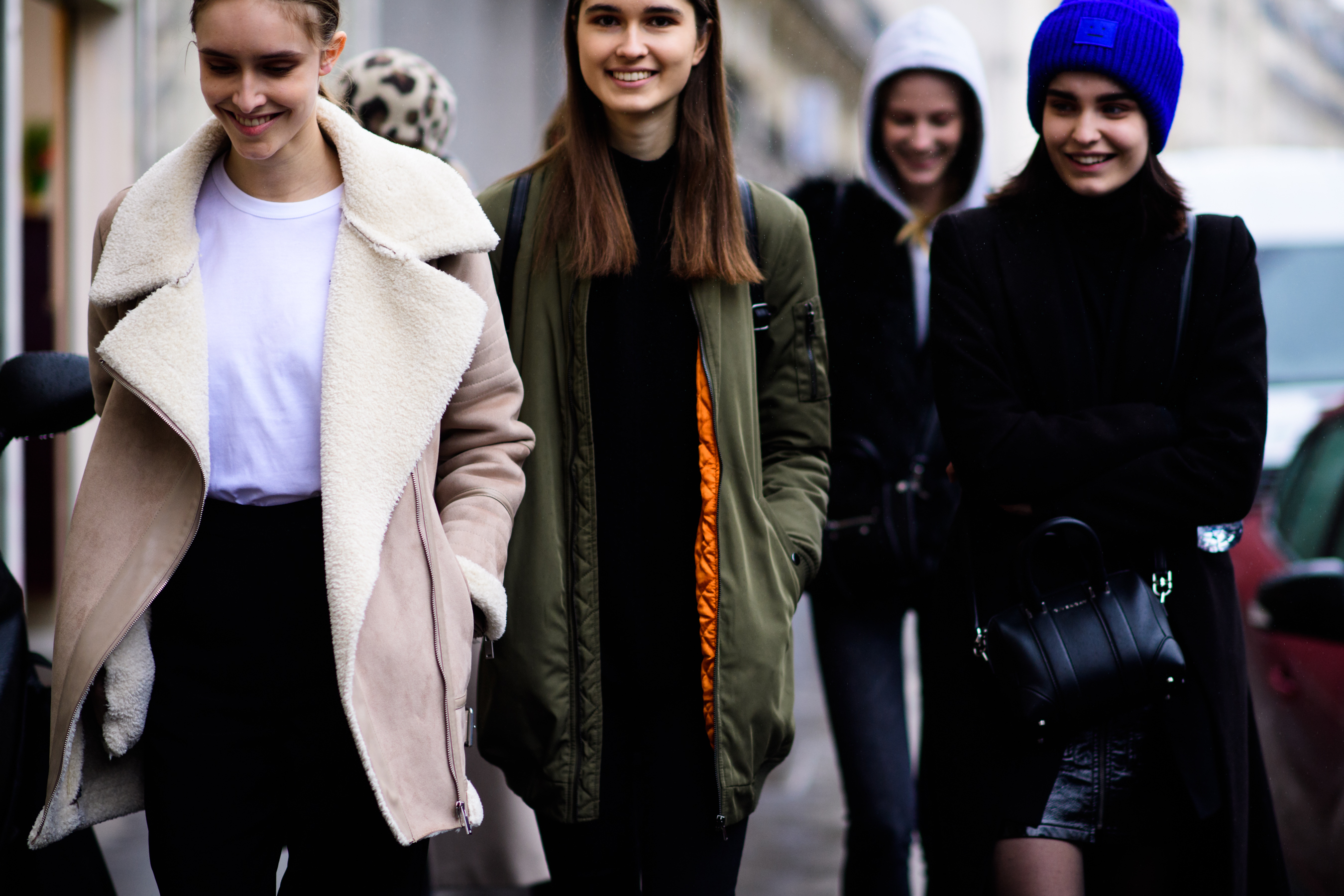 Three models after the show