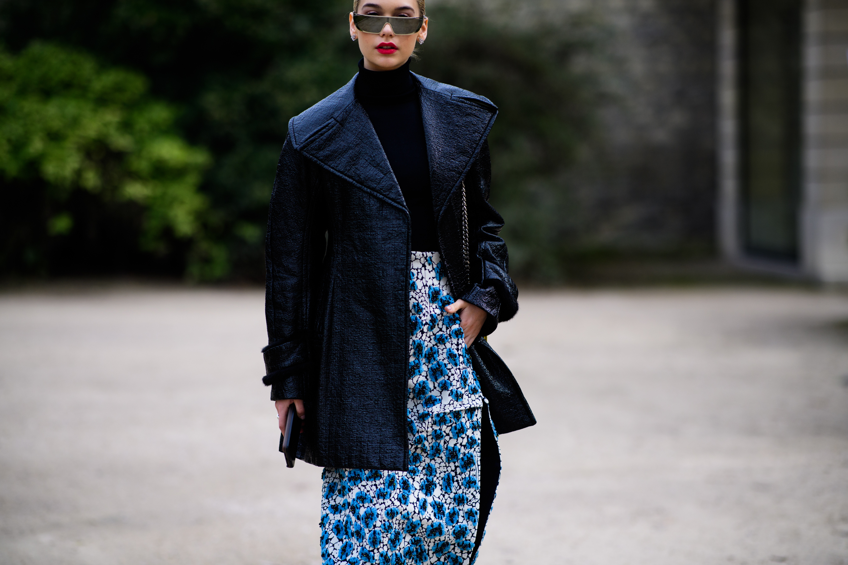 Woman wearing Dior glasses