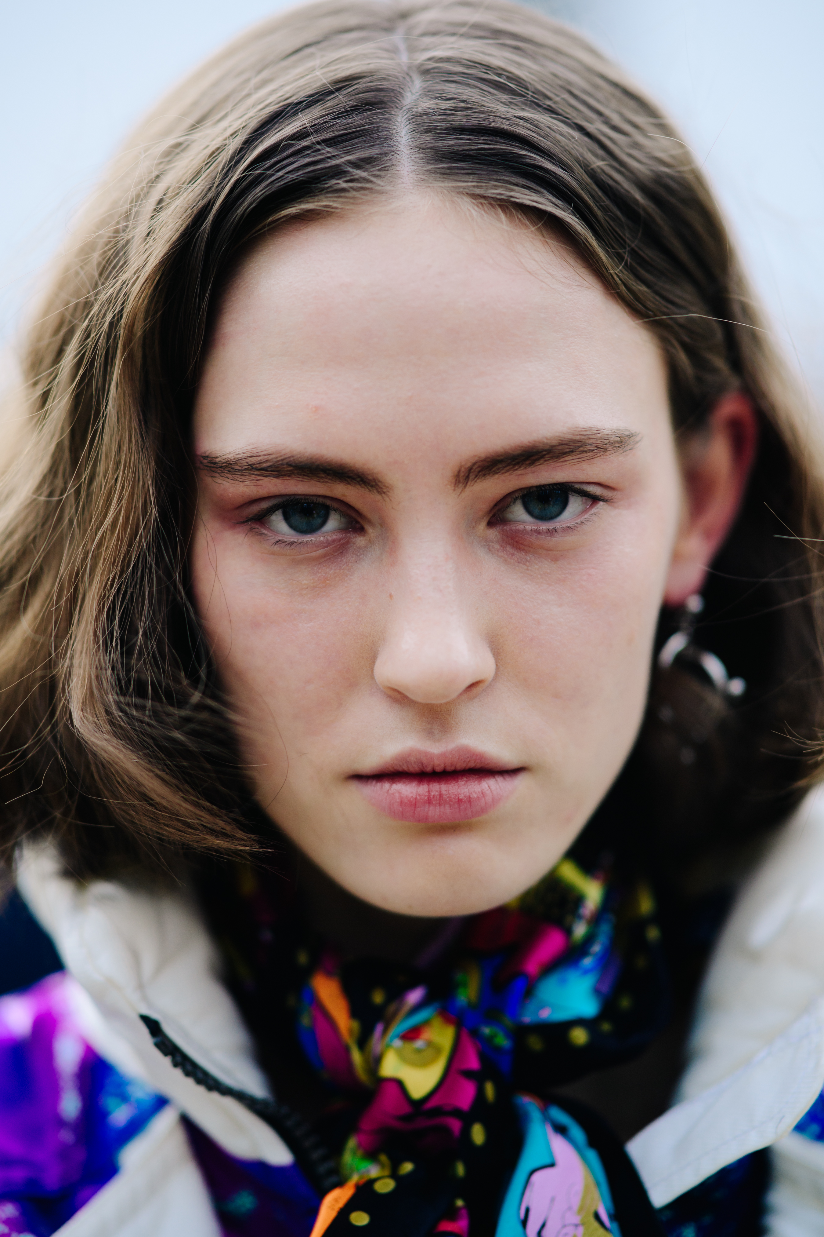 Portrait of a model after Christian Dior