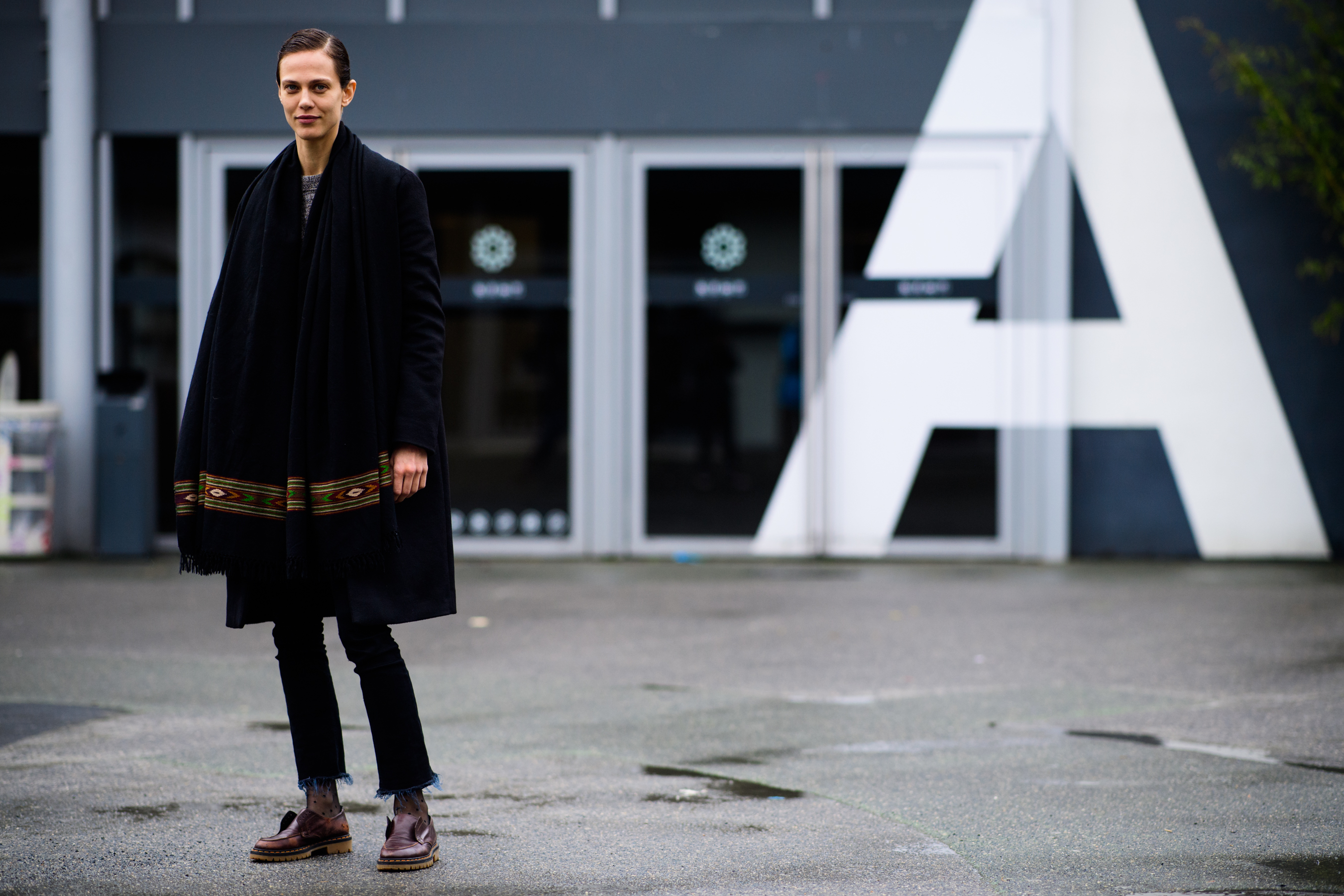 French model after Balenciaga