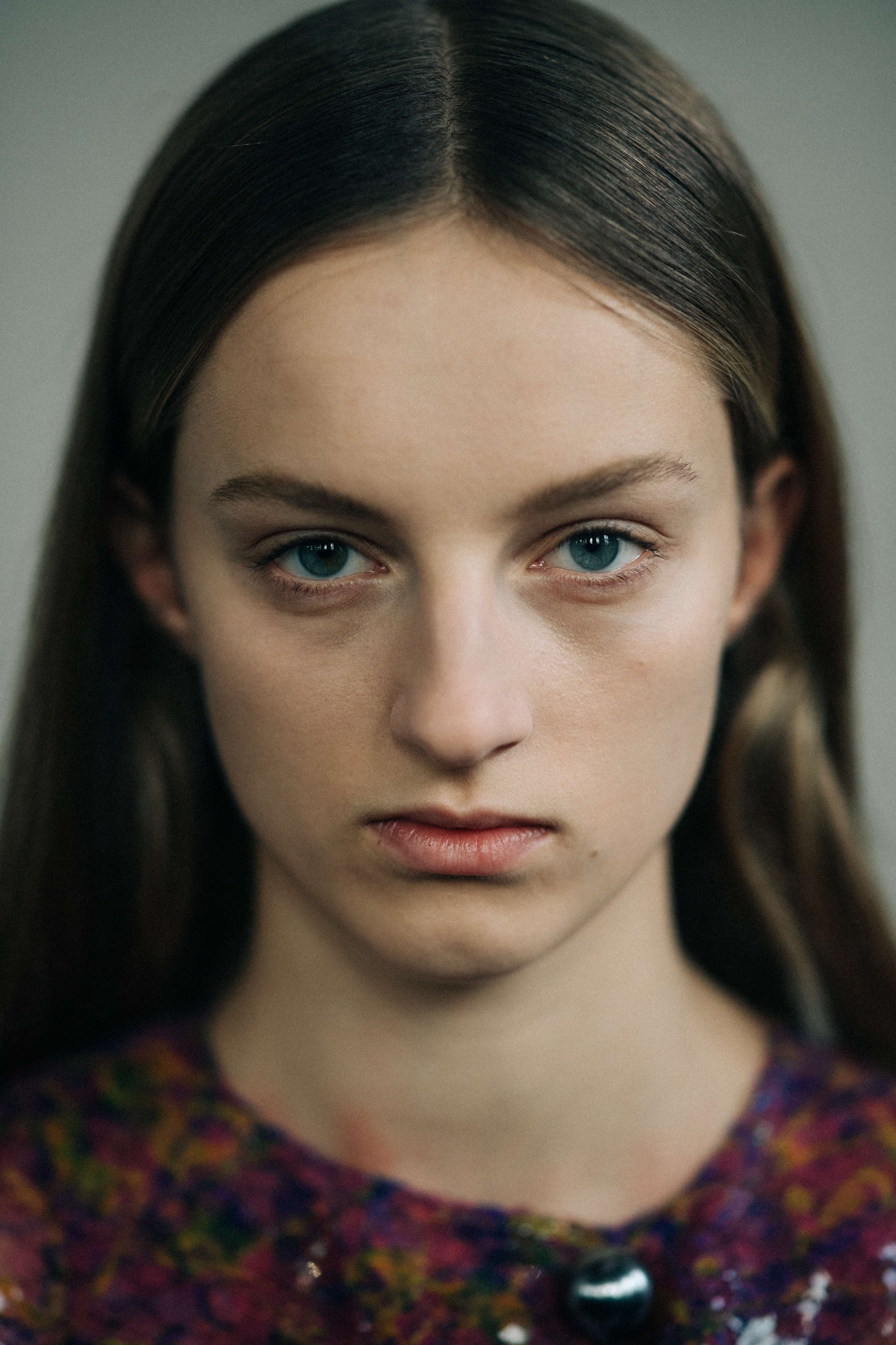Portrait of a model Hebe Flury