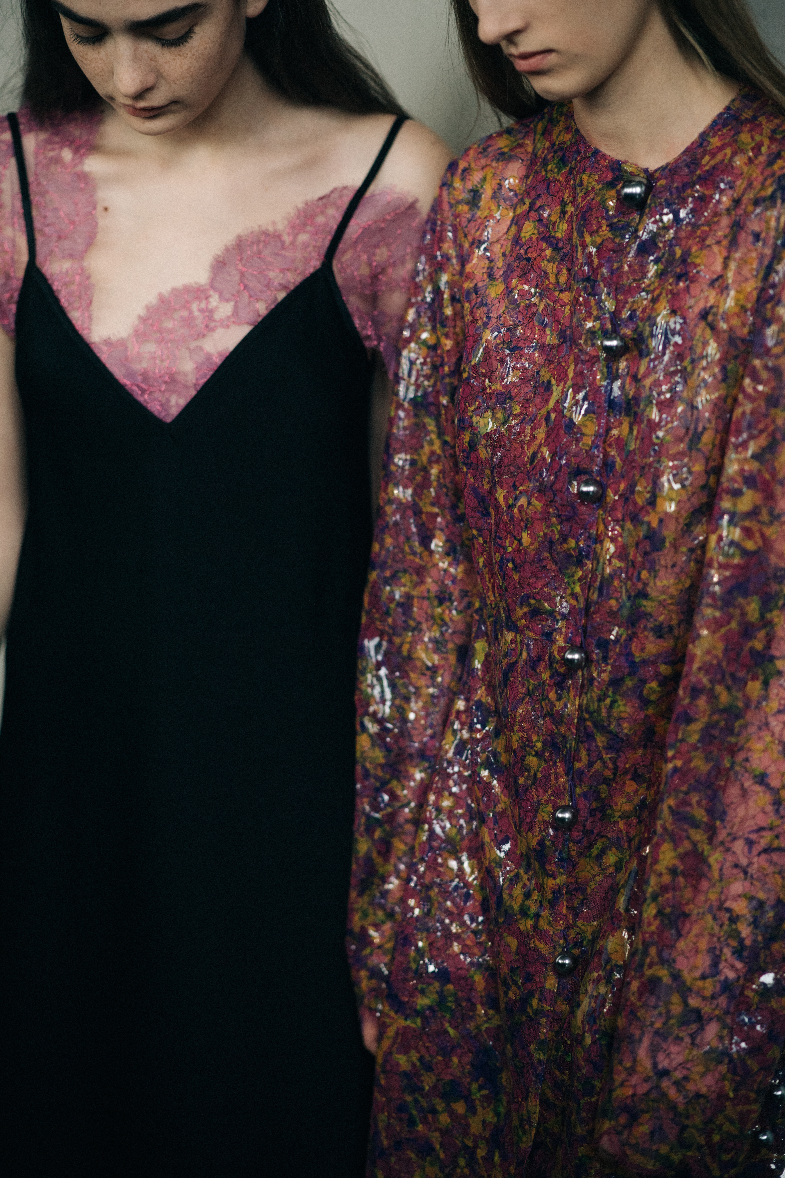 Model Alisha Nesvat and Hebe Flury