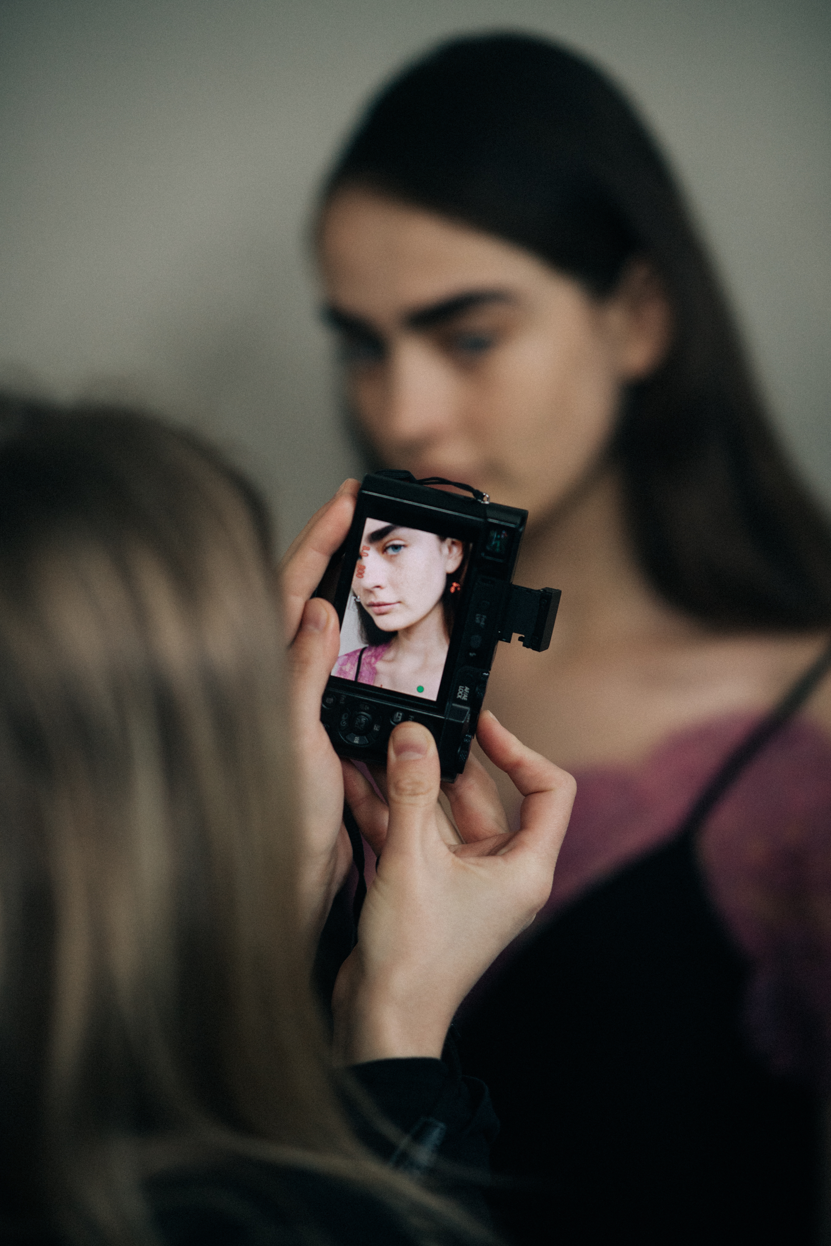 Alisha Nesvat getting her photo taken