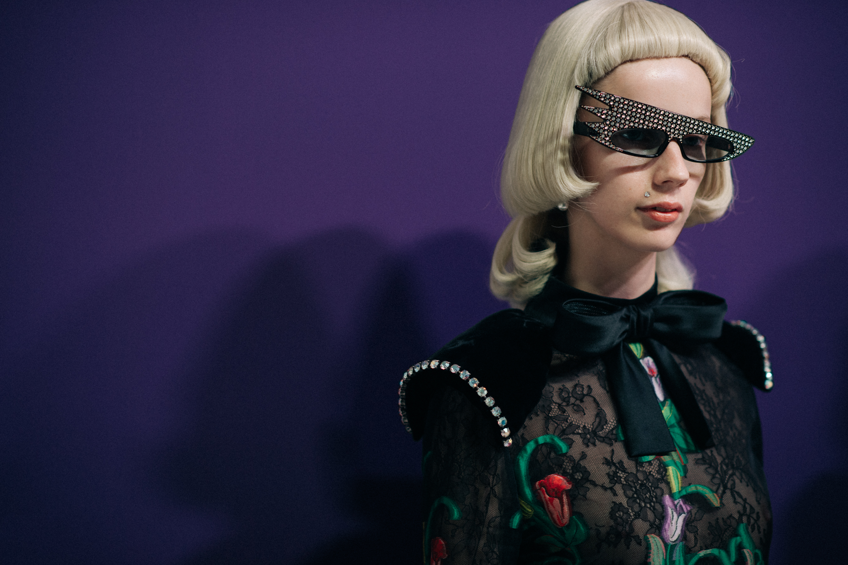 Naomi van der Vlugt wearing sunglasses
