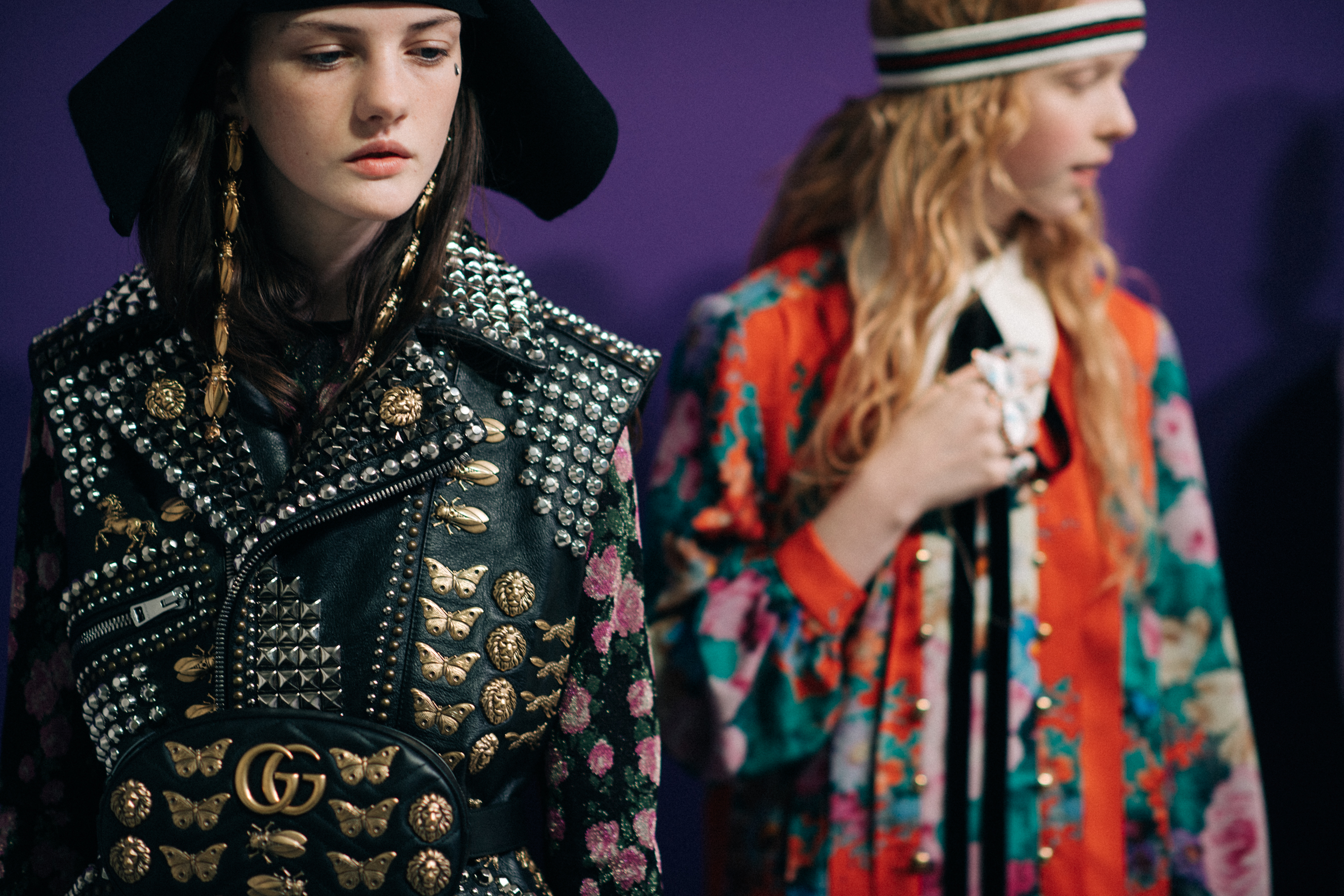 Margaux Lenot and Lily Nova wearing total looks