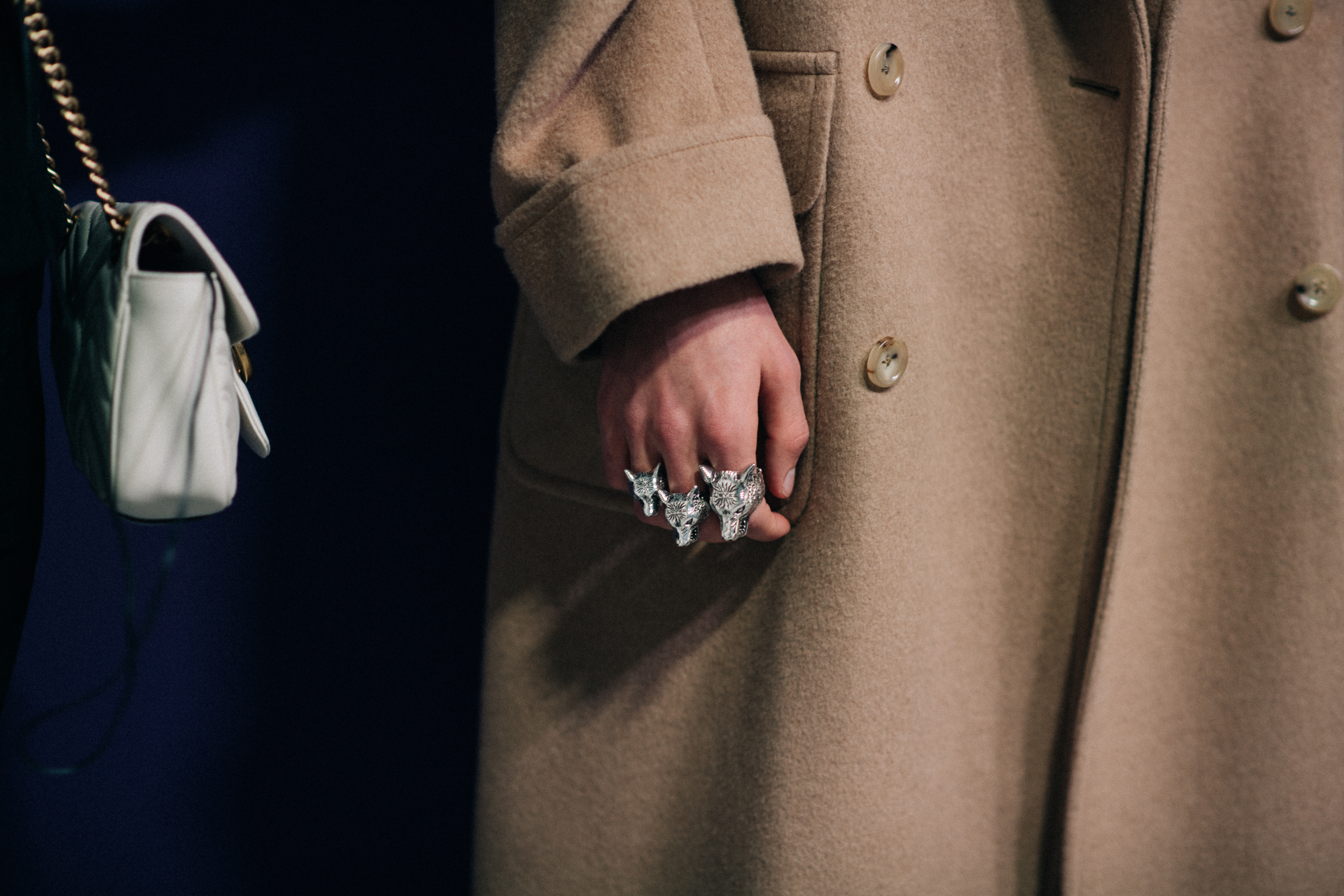 Matthijs Deijl wearing brown coat