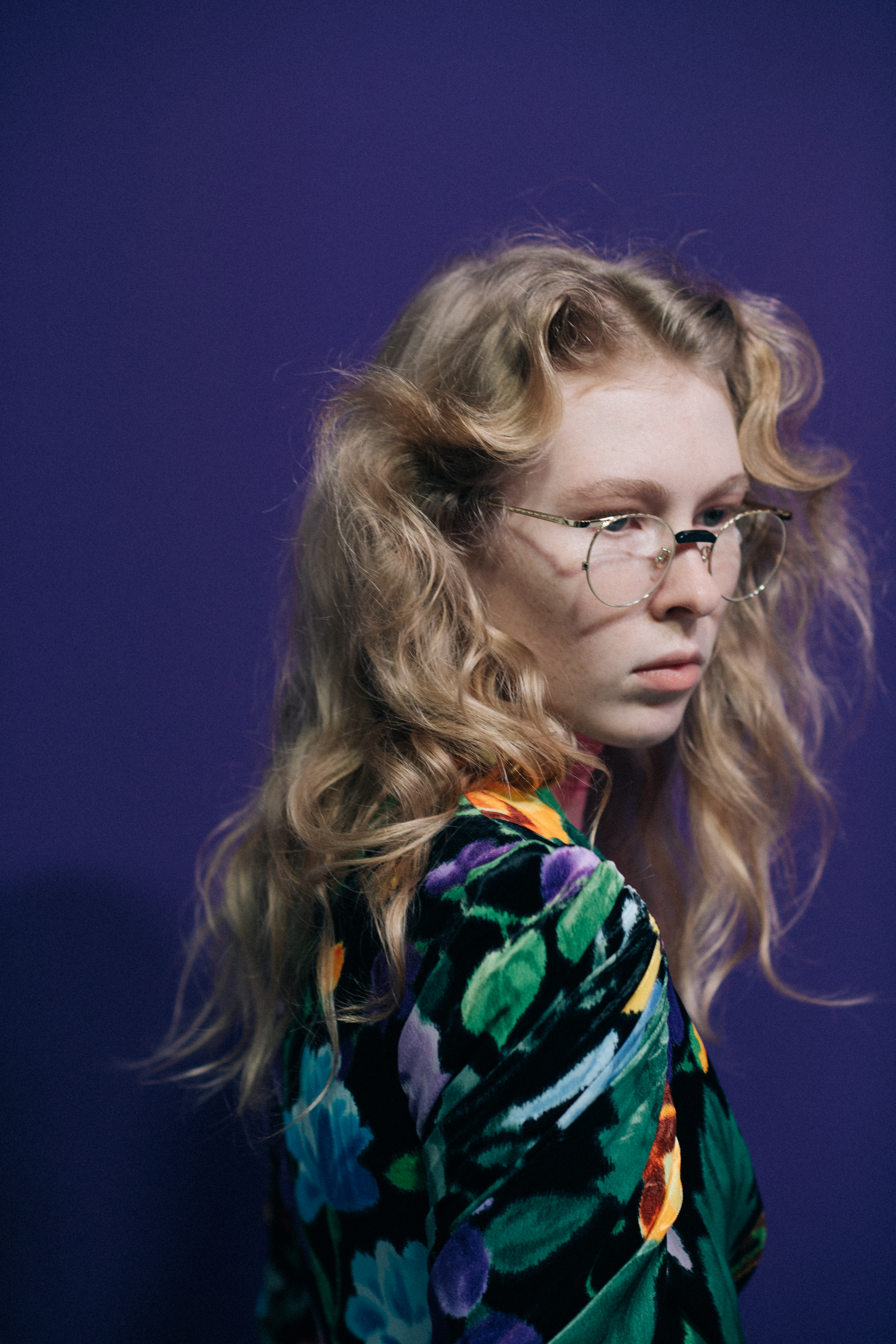 Christine Falk Mogensen wearing glasses
