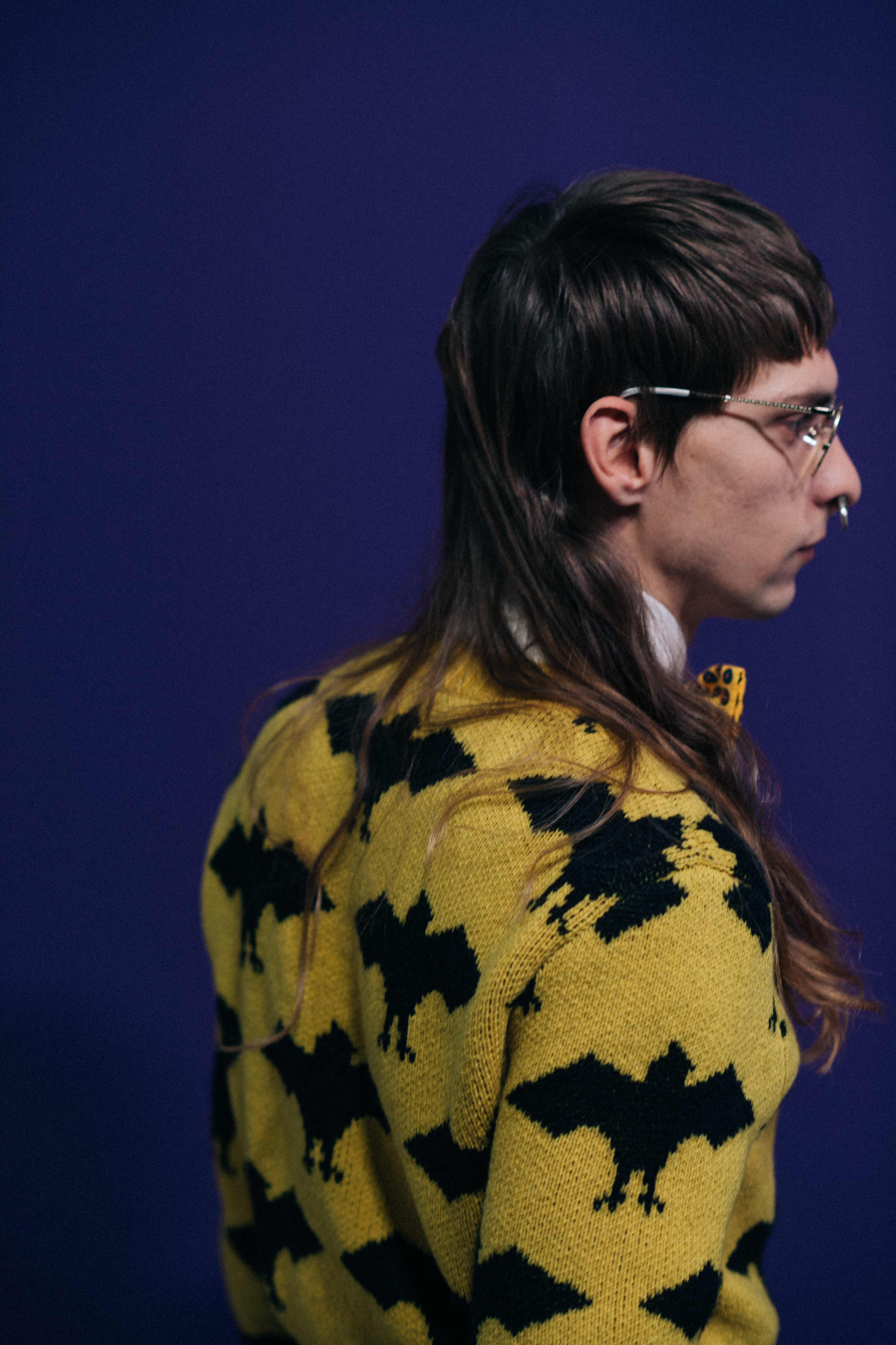 Valerio wearing yellow sweater