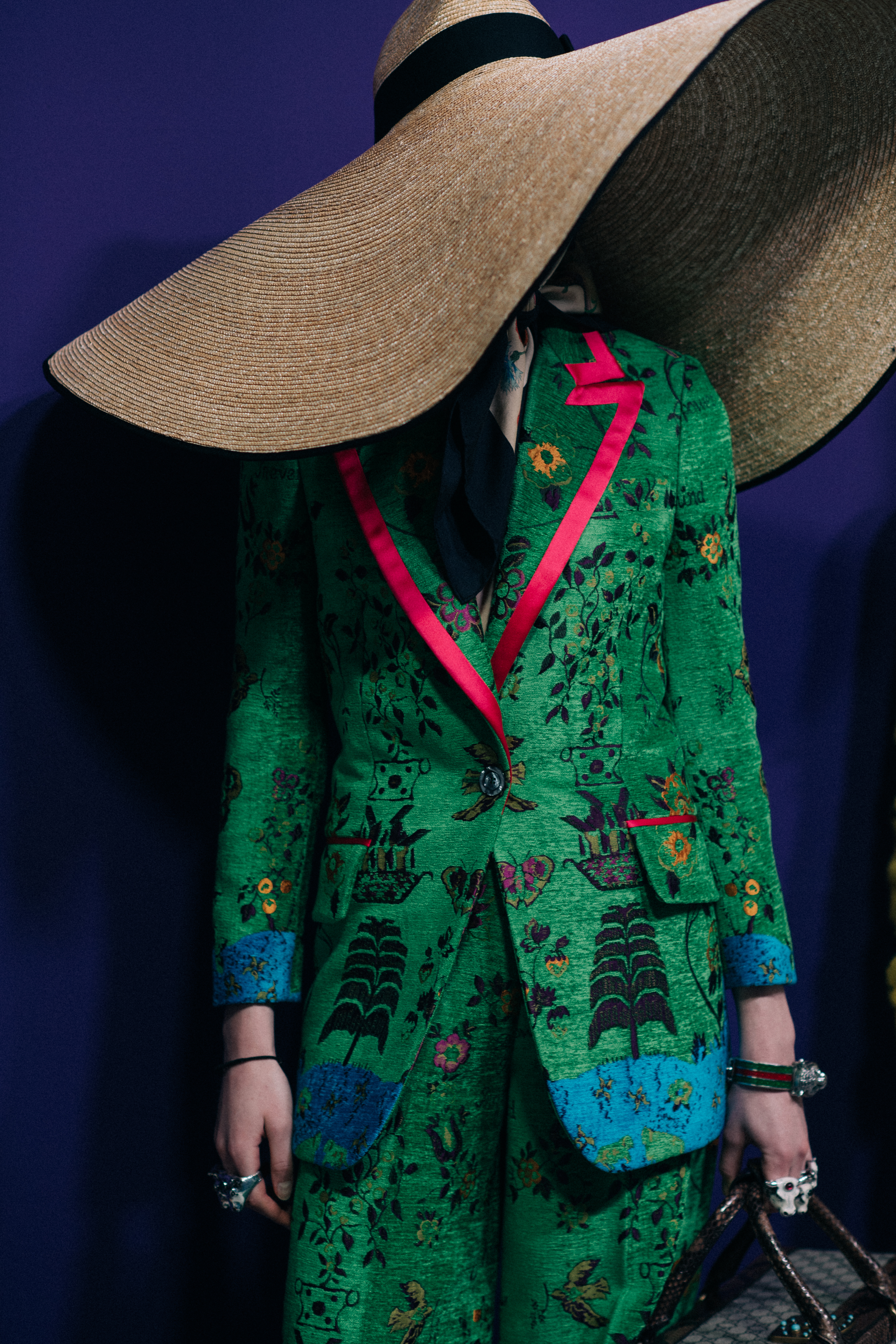Piene Burgers wearing big hat