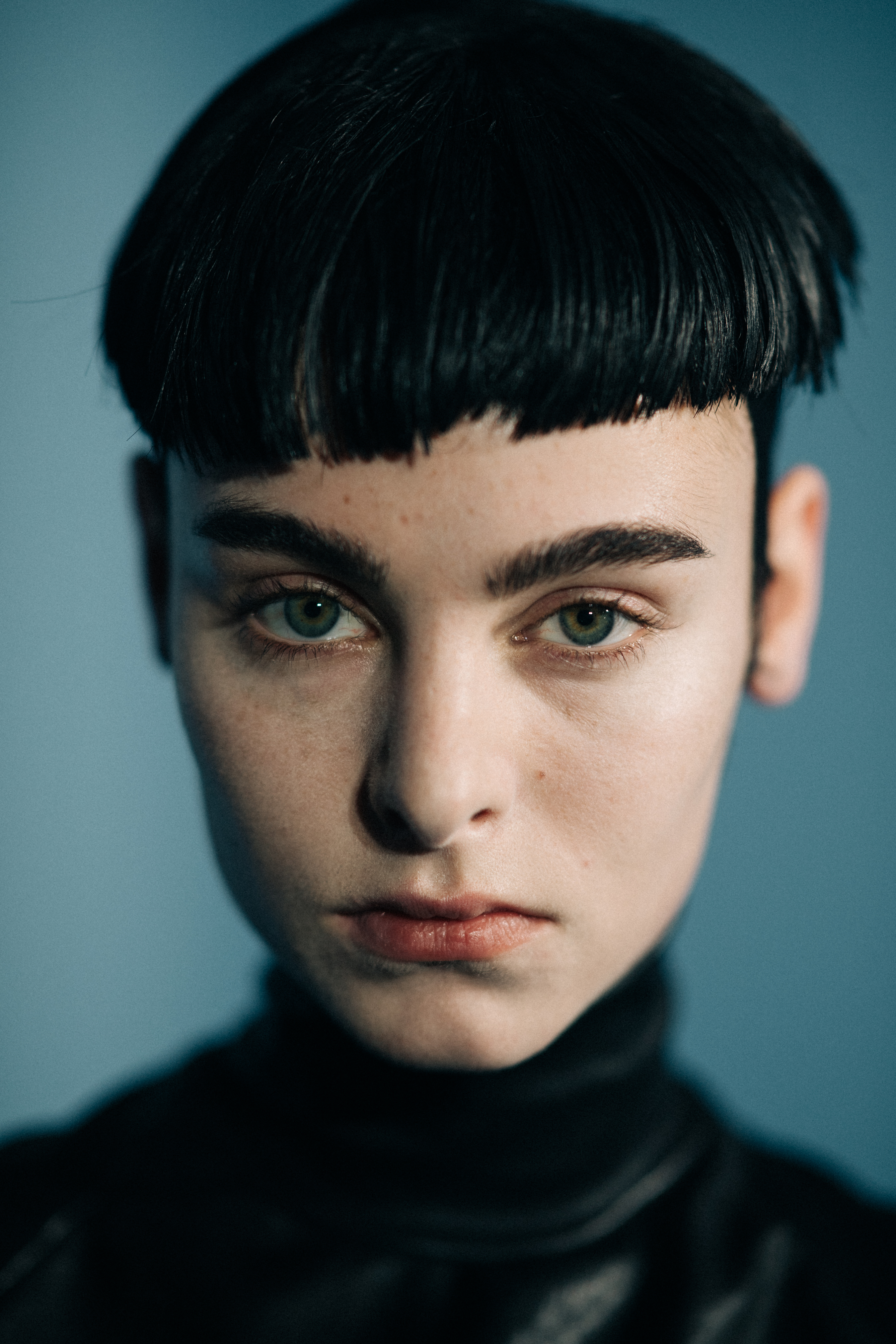 Portrait of a model Estella Brons