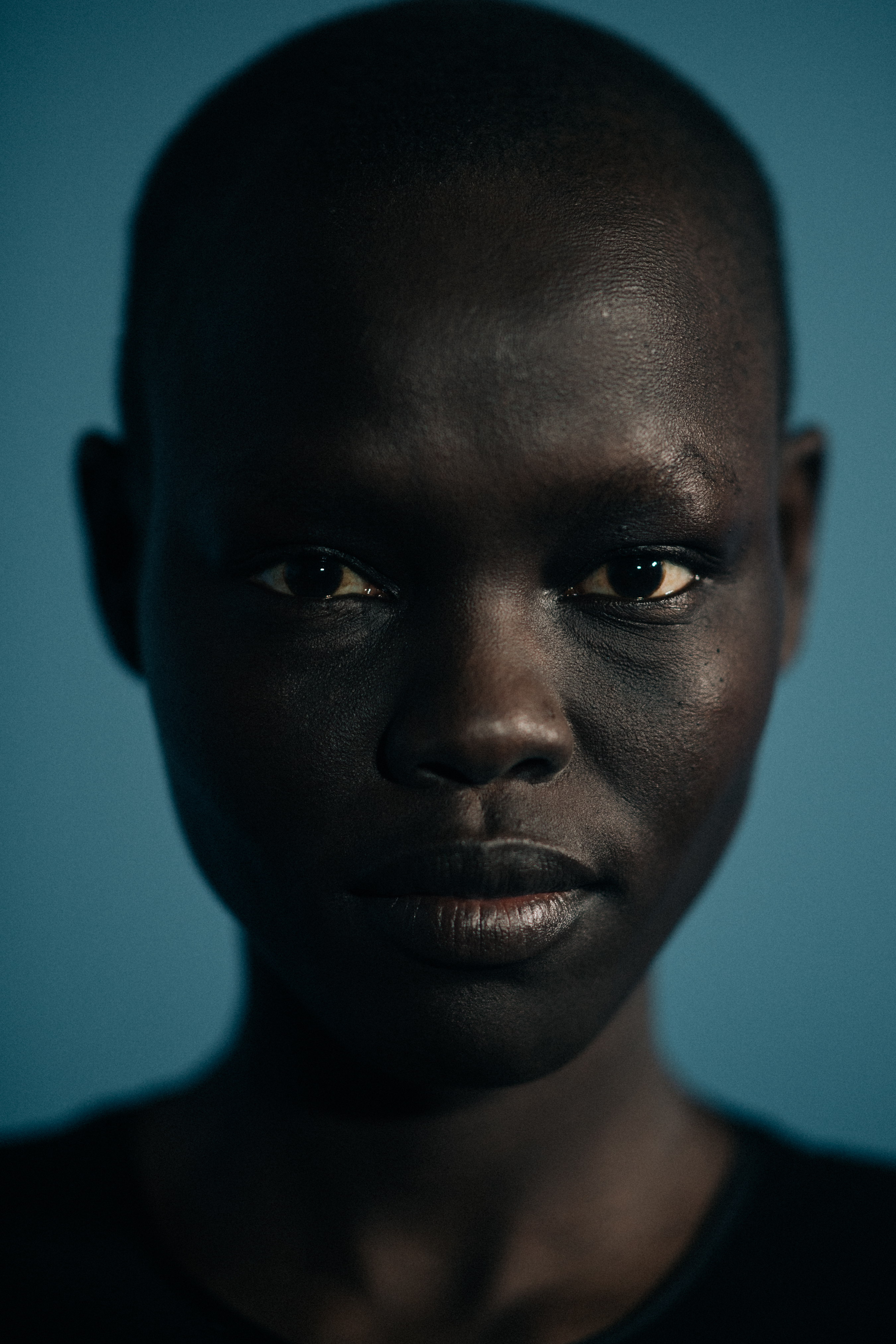 Portrait of a model Grace Bol