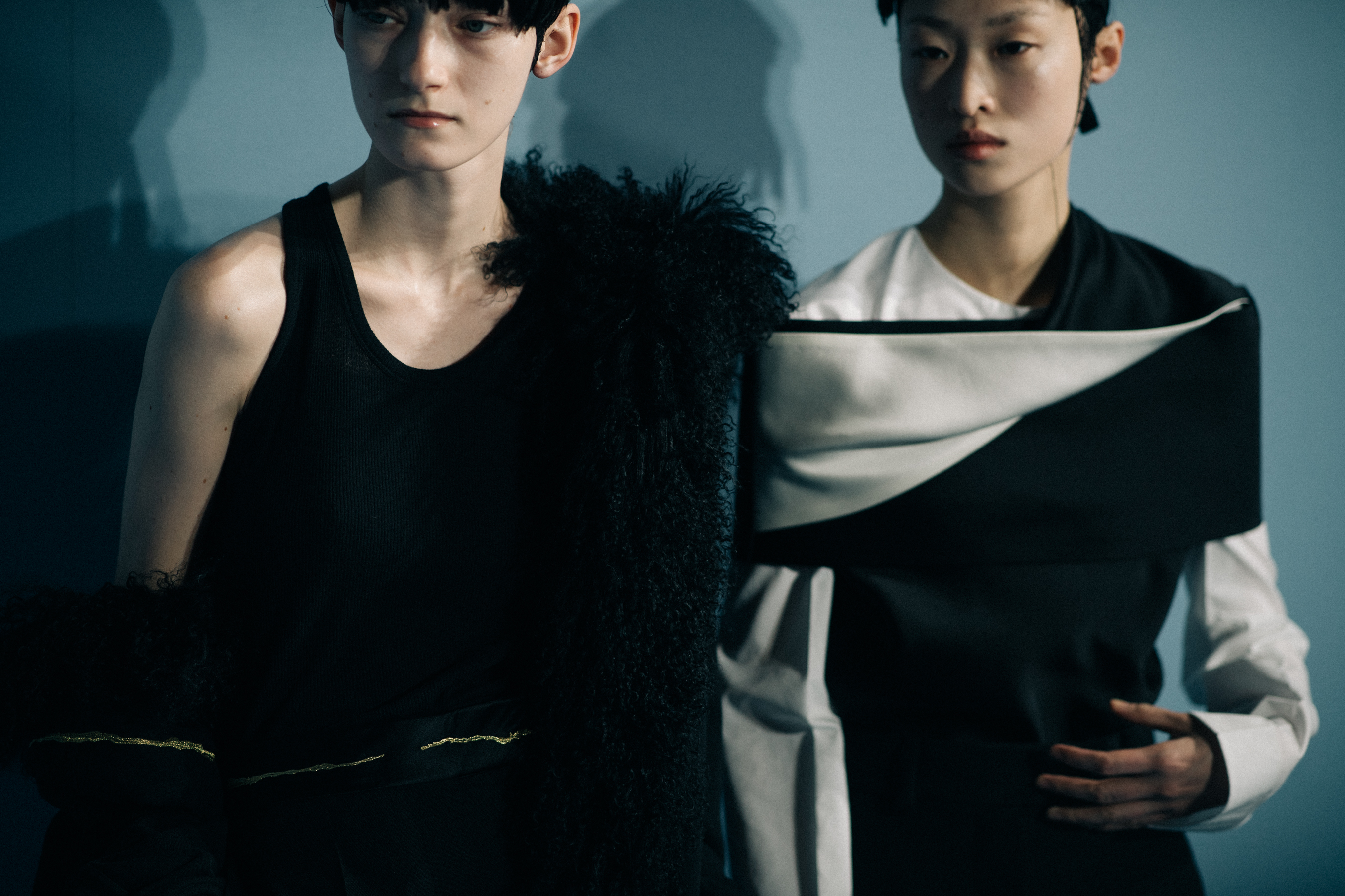 Model Kasia Jujeczka and Chu Wong