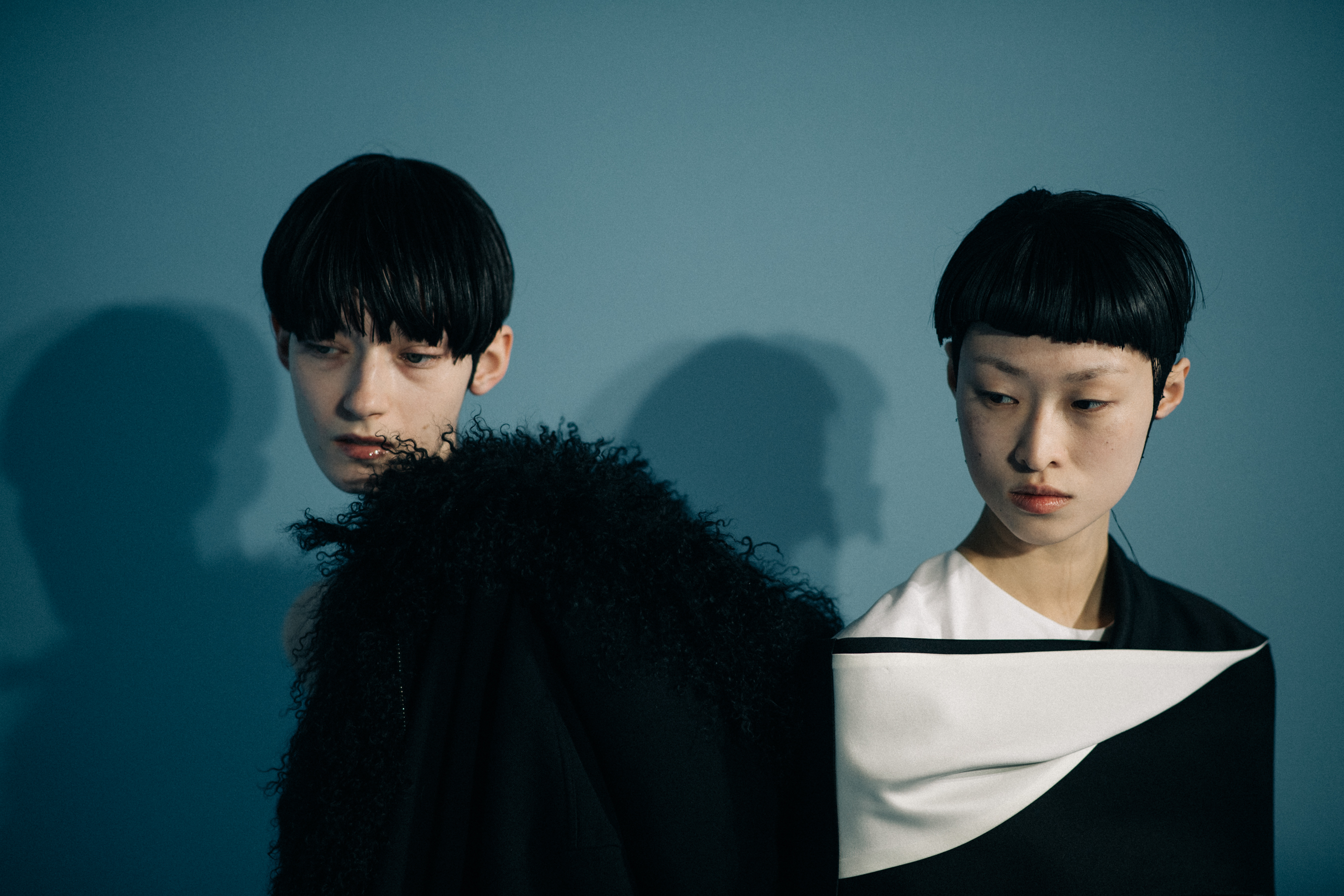 Model Kasia Jujeczka and Chu Wong