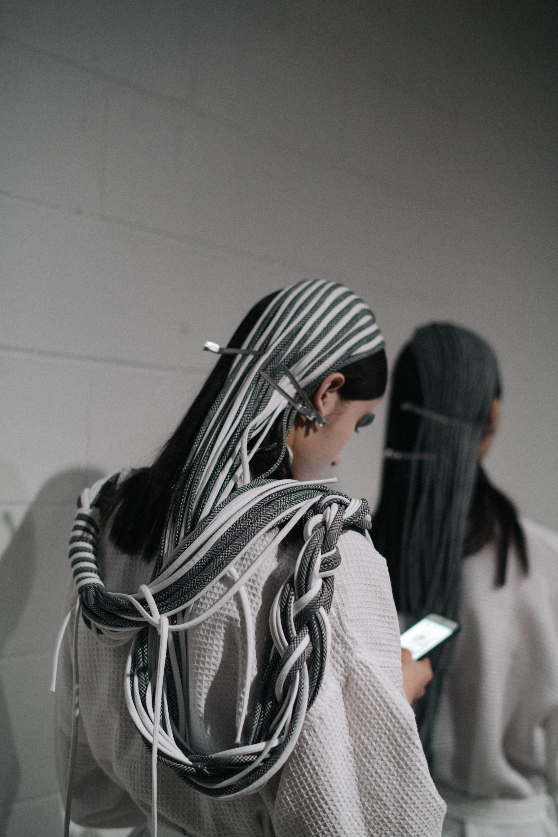 Models before the show