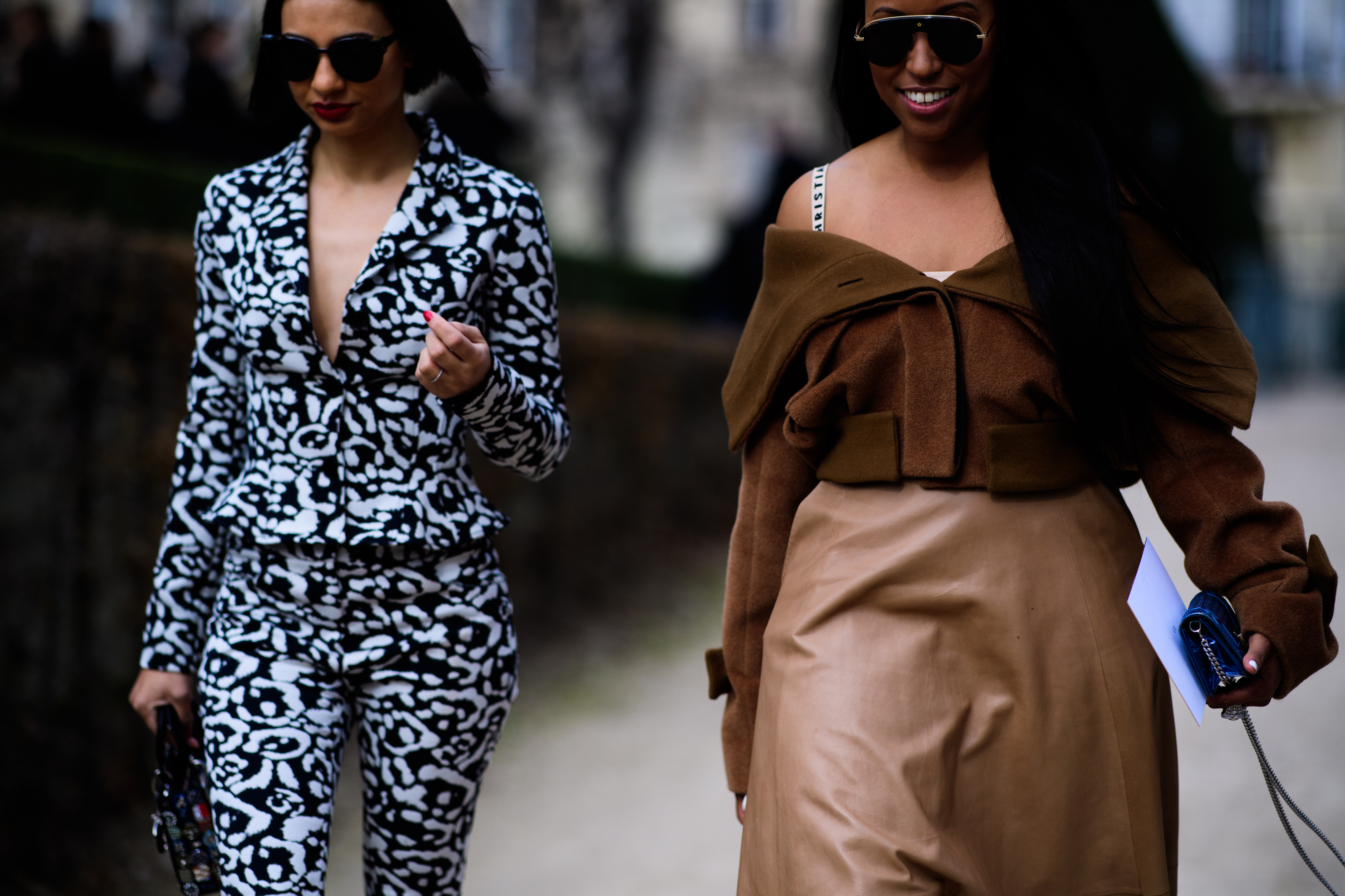 Shiona Turini before Dior show