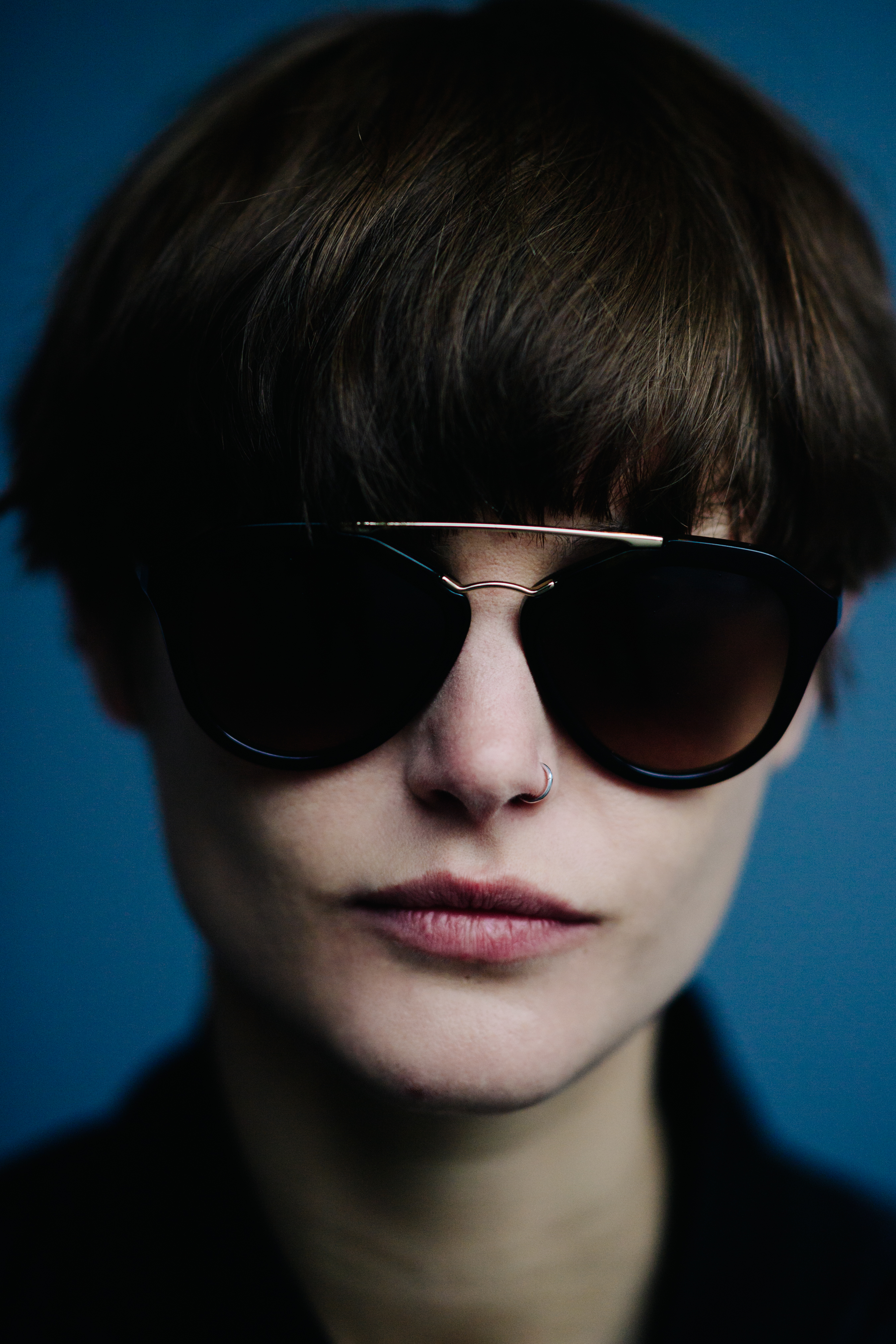 Portrait of an Australian model after Balenciaga