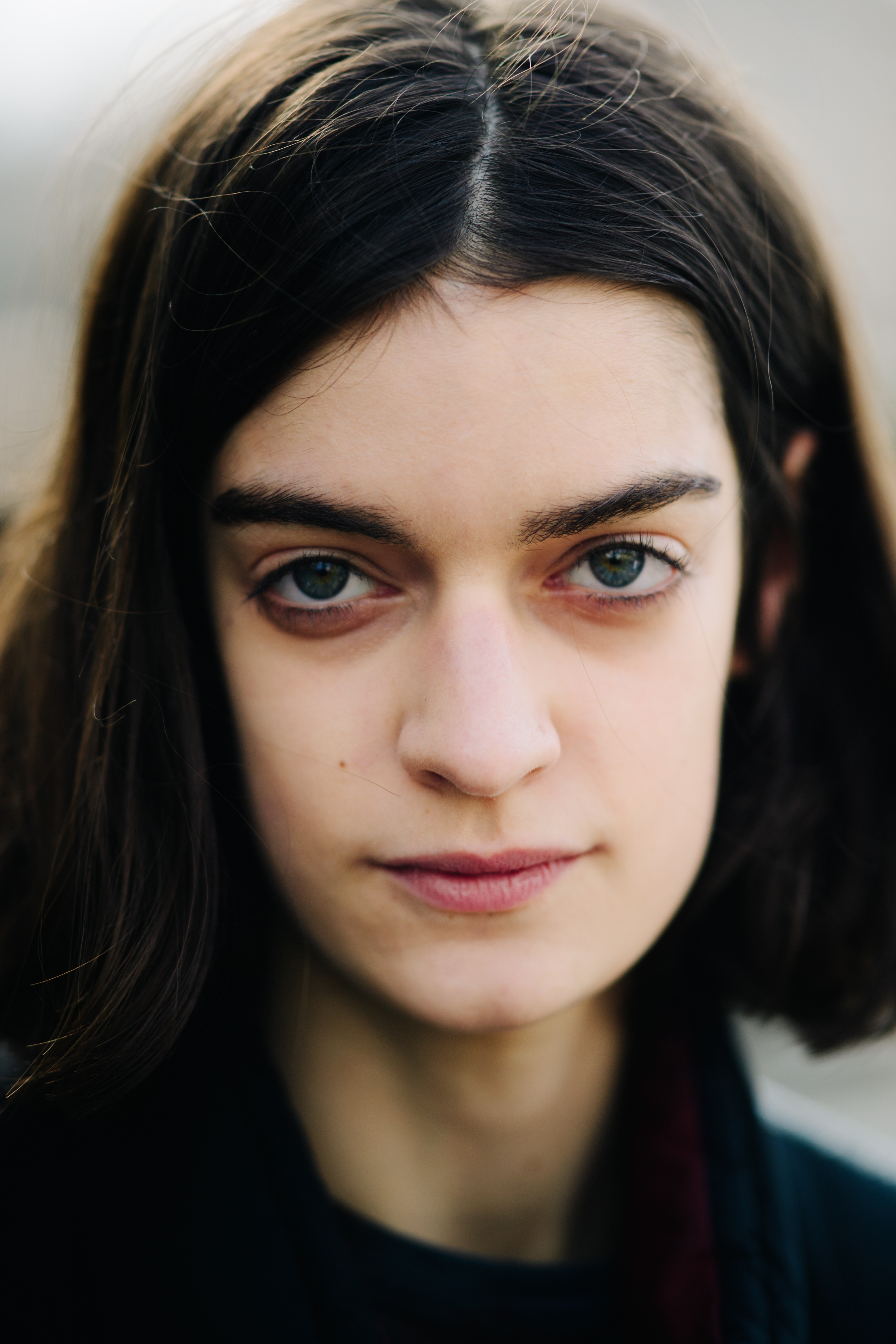 Portrait of a French model