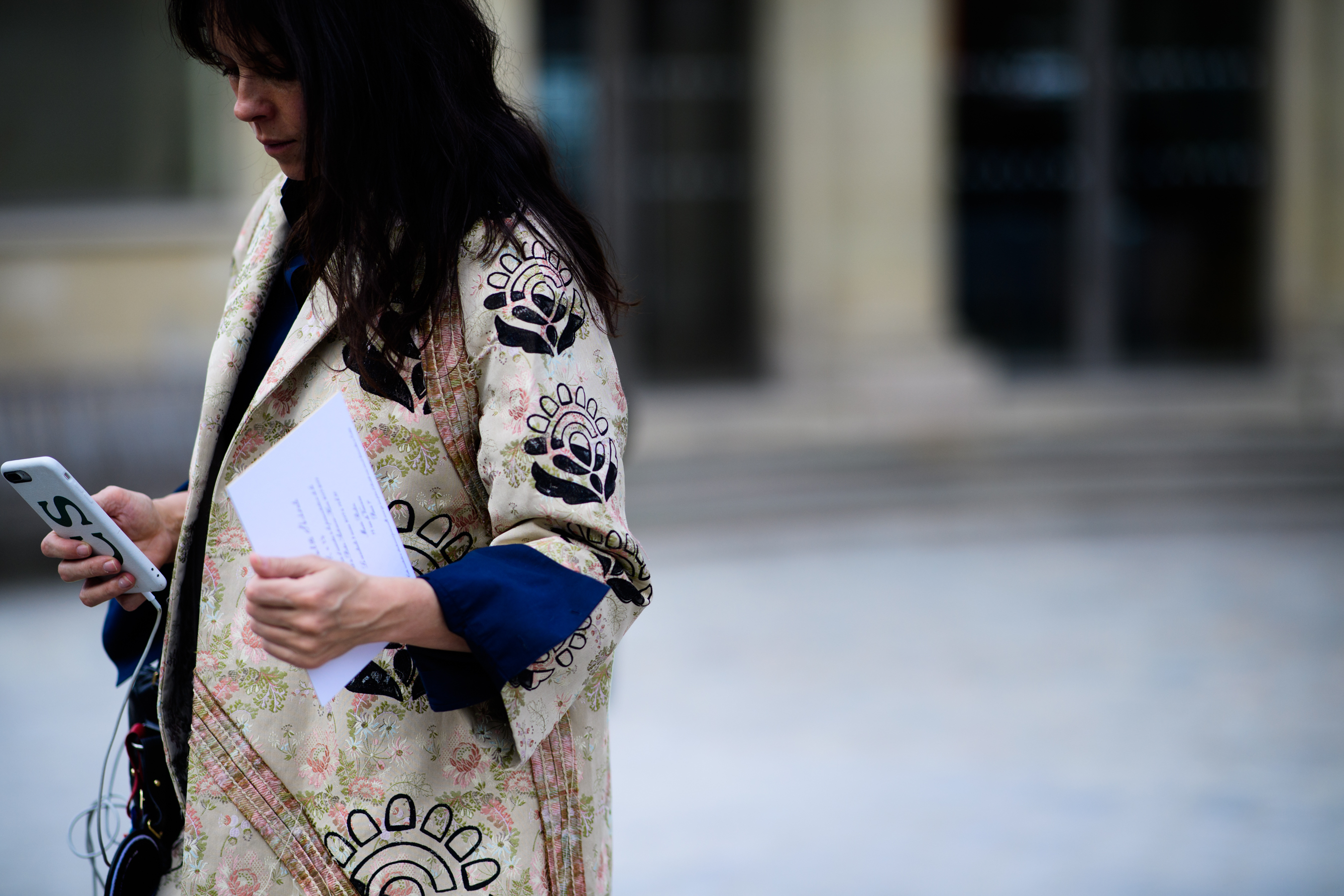 Stylist before Christian Dior show