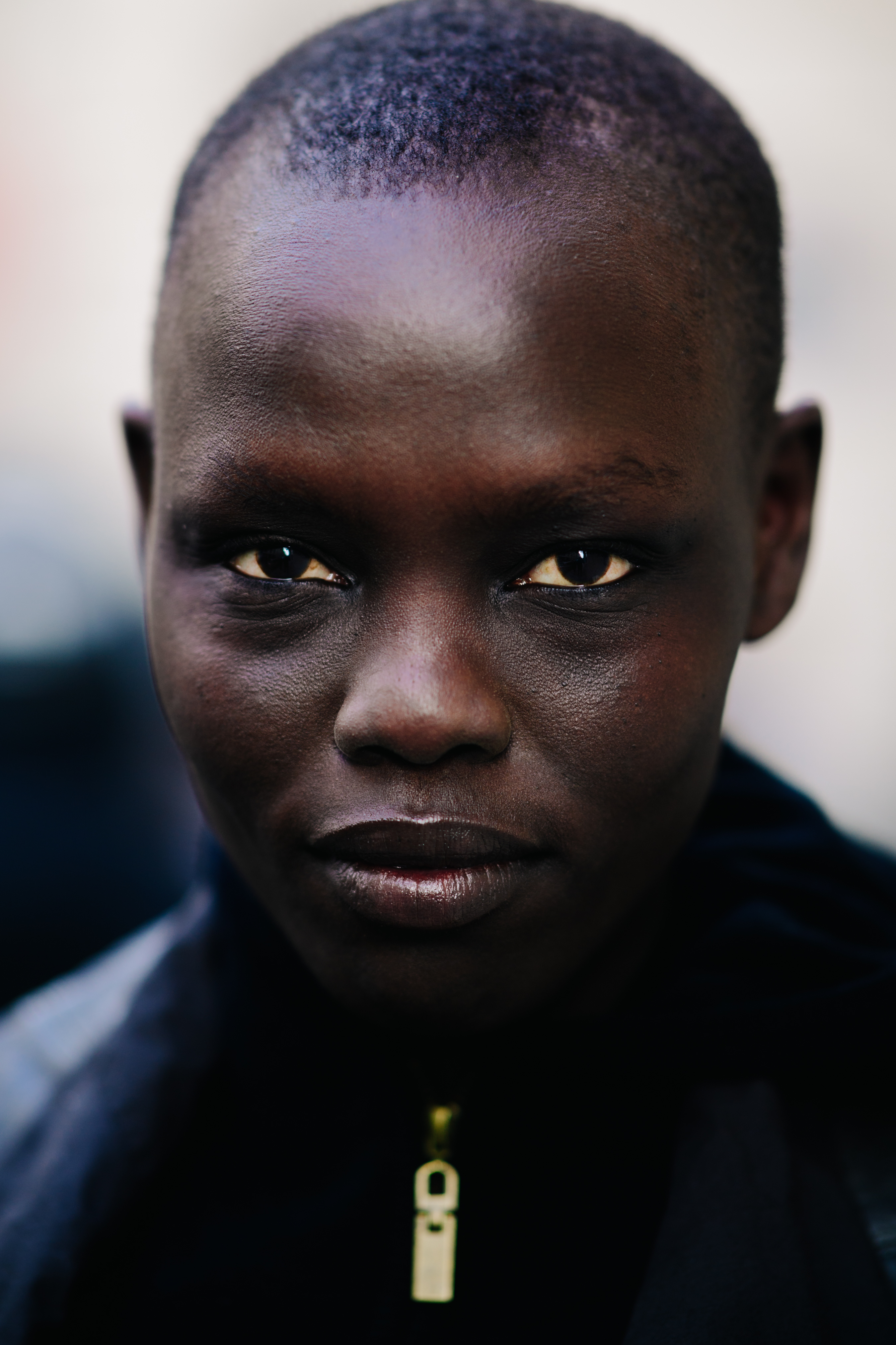 Portrait of a Sudanese top model