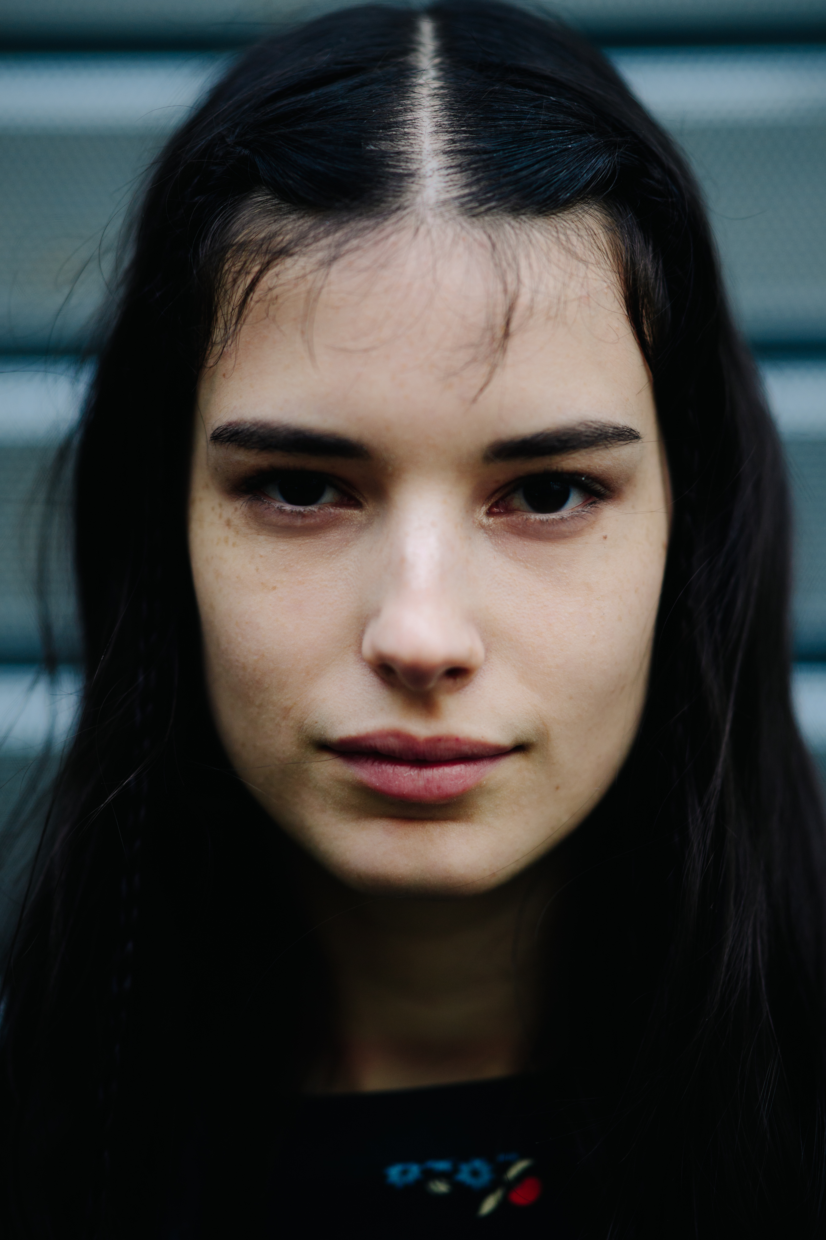 Portrait of a model after Valentino