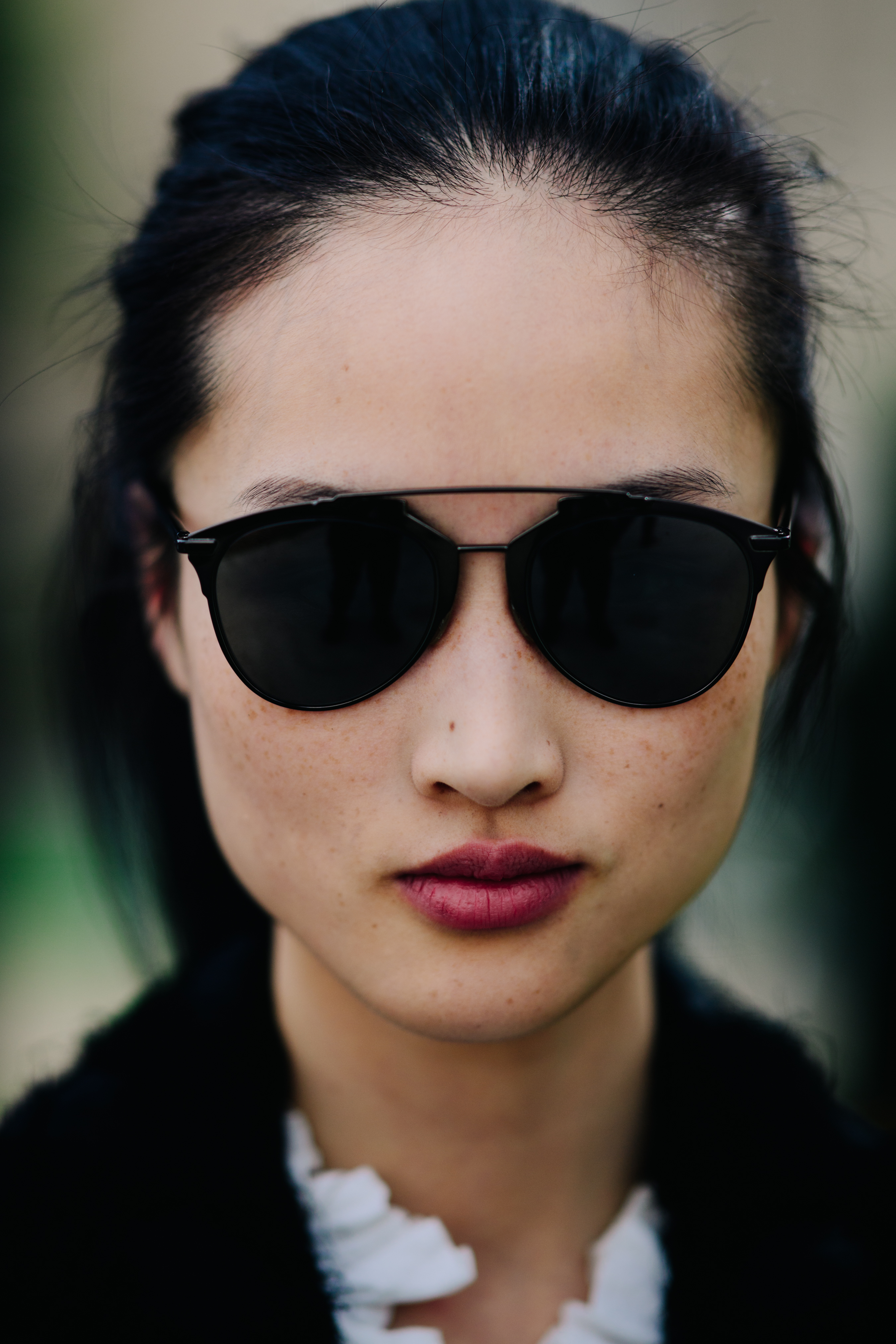 Portrait of a model after Chanel