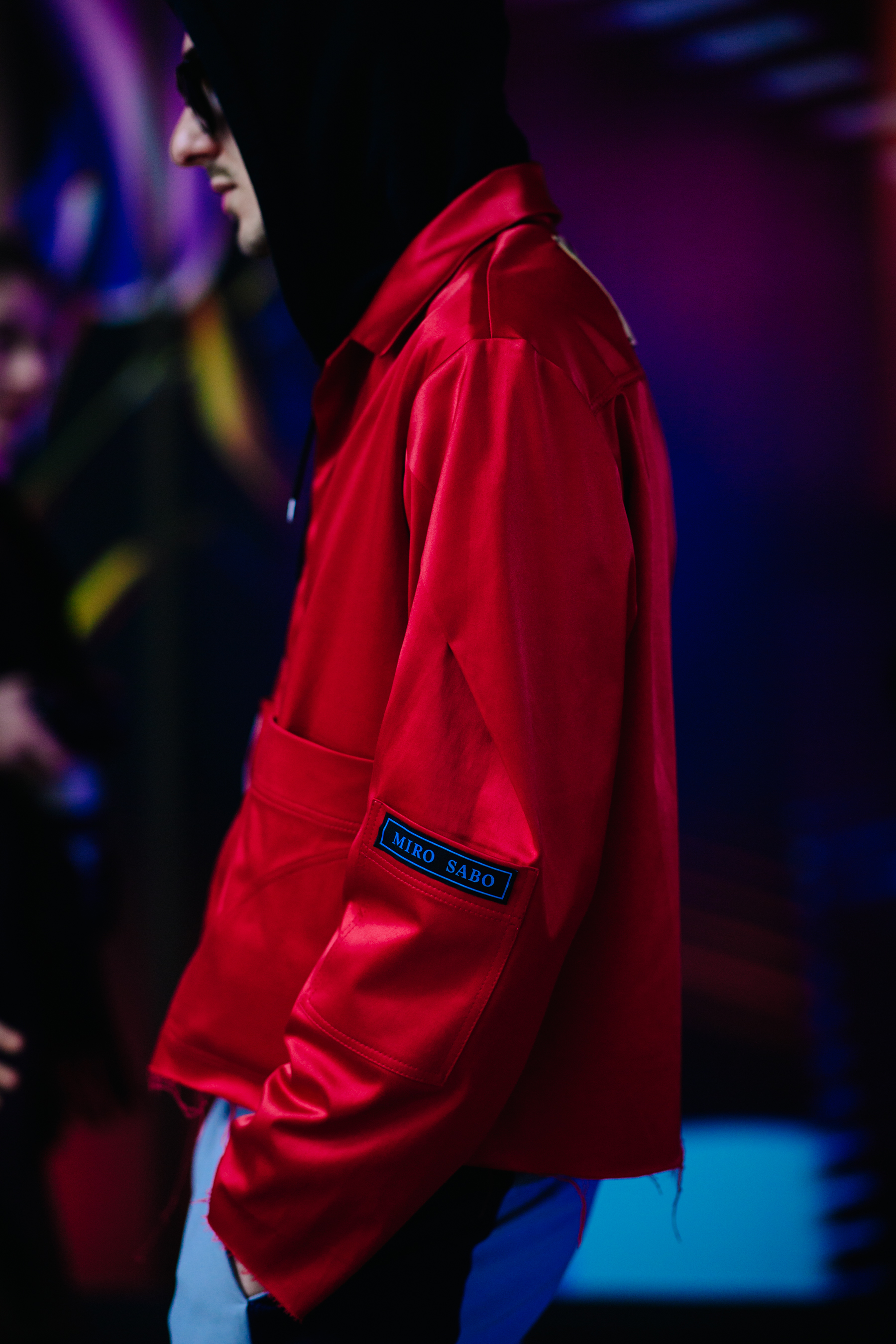 Man wearing Miro Sabo jacket
