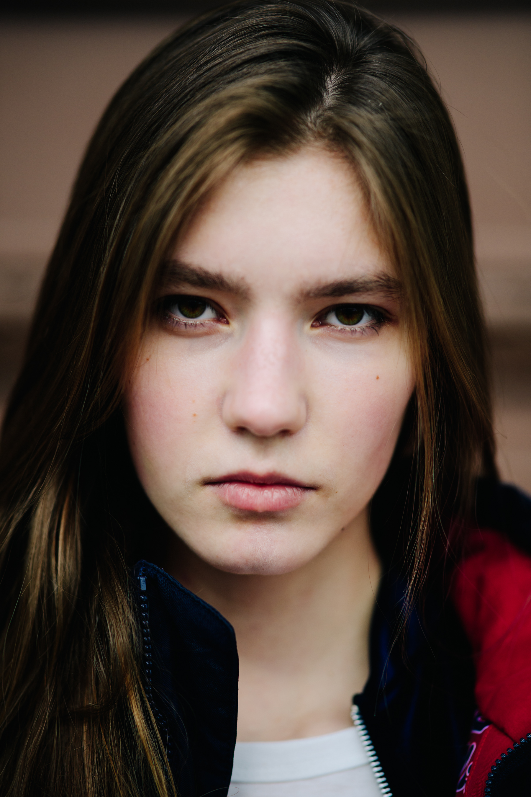 Portrait of a model after the show