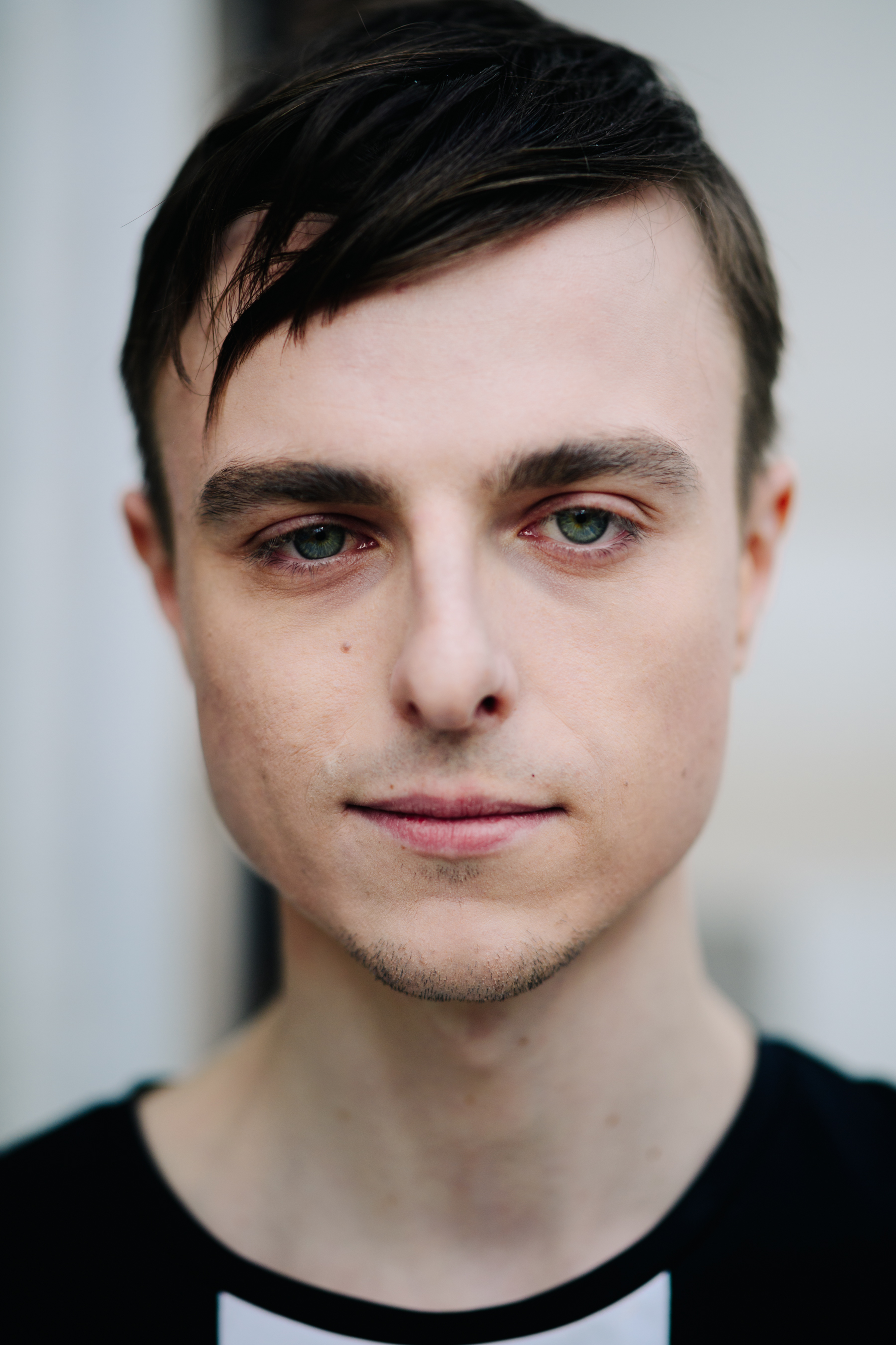 Portrait of a man after the show