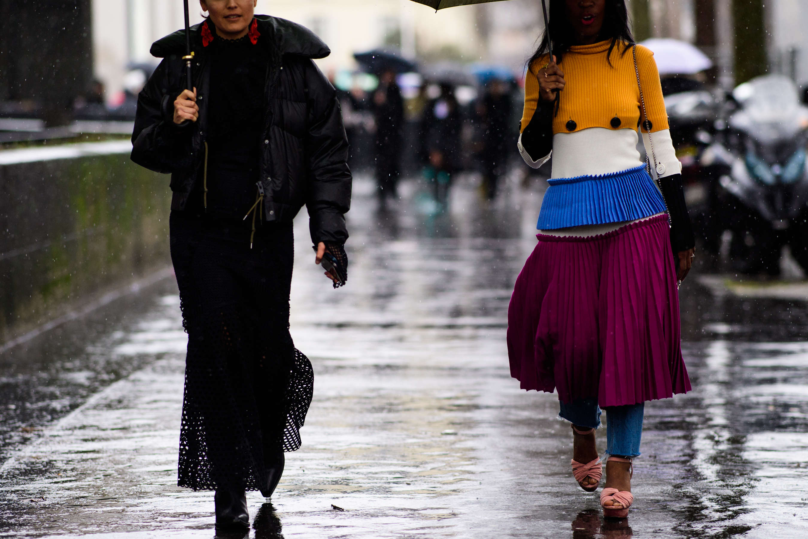 Two women after Mugler