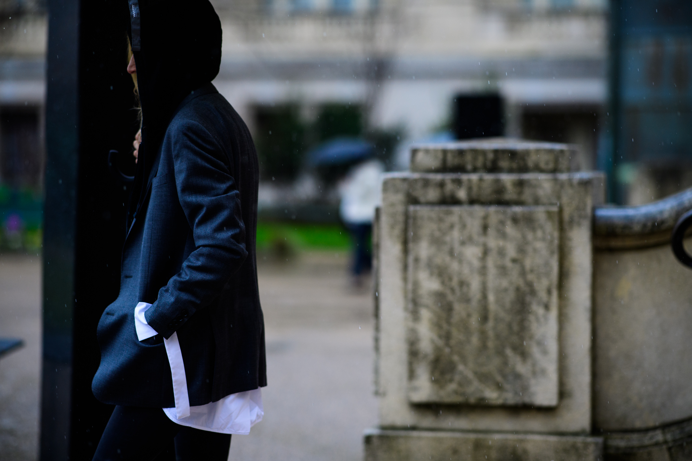 Net-a-porter buyer wearing blazer