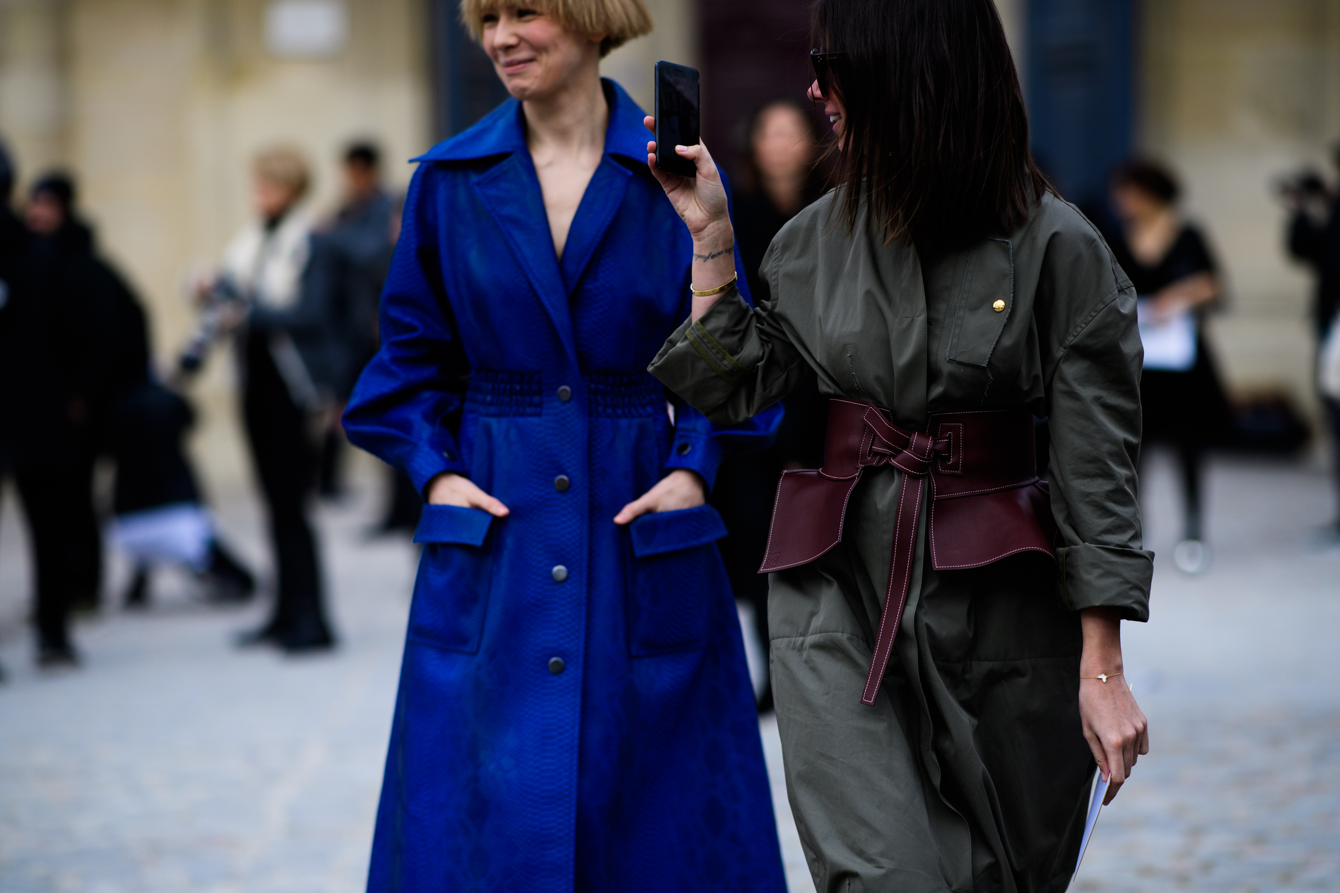 Two Russian women before Christian Dior