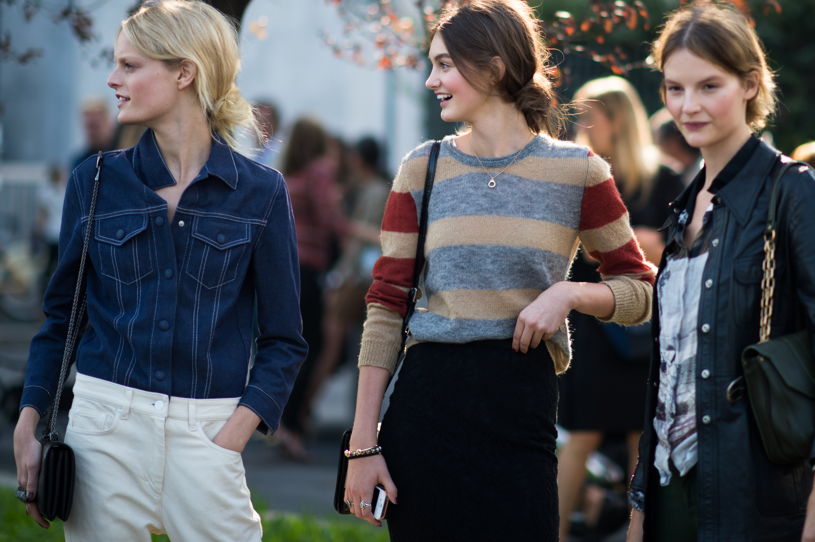 Three models after the show