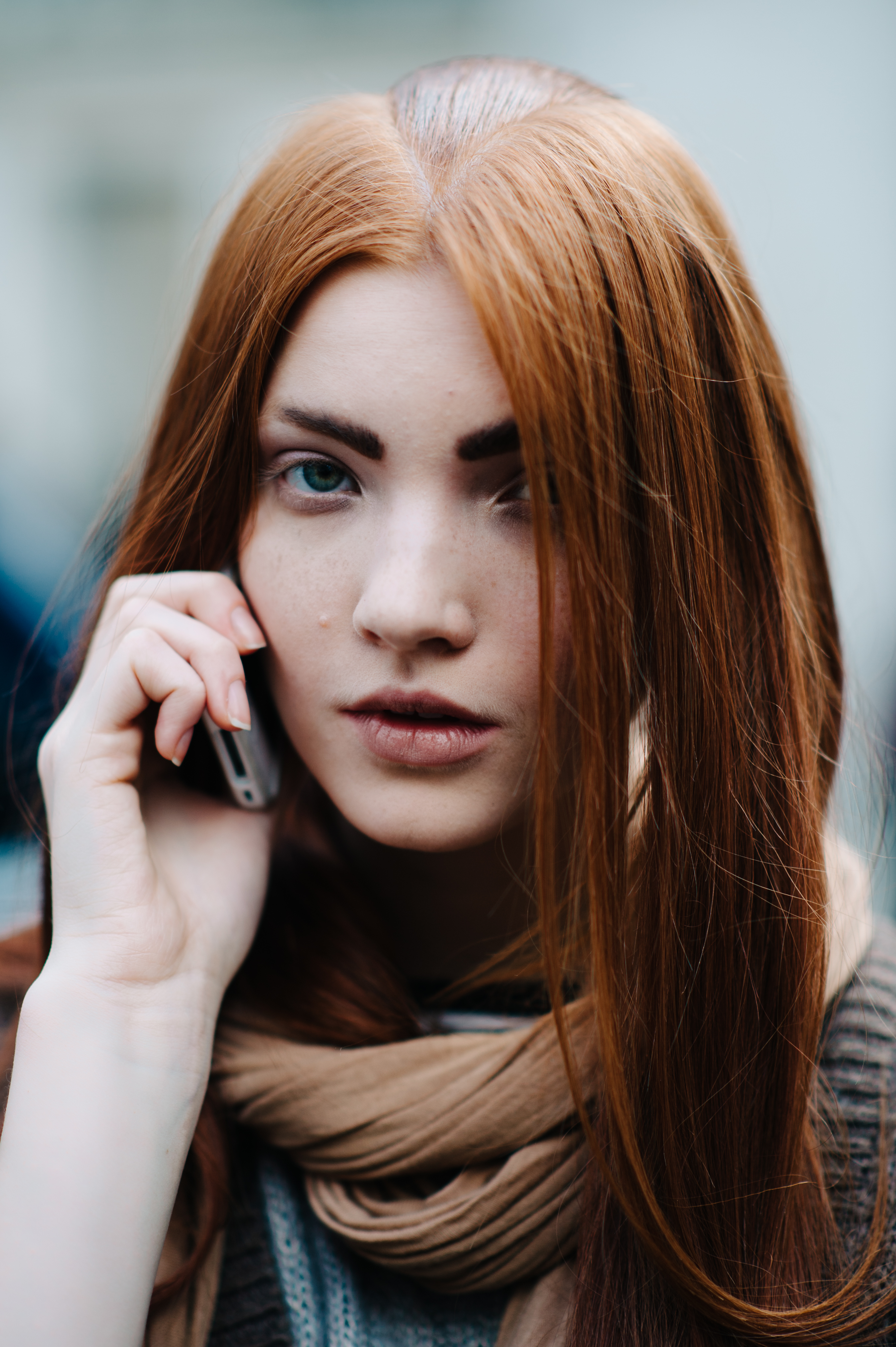 Portrait of a Russian model