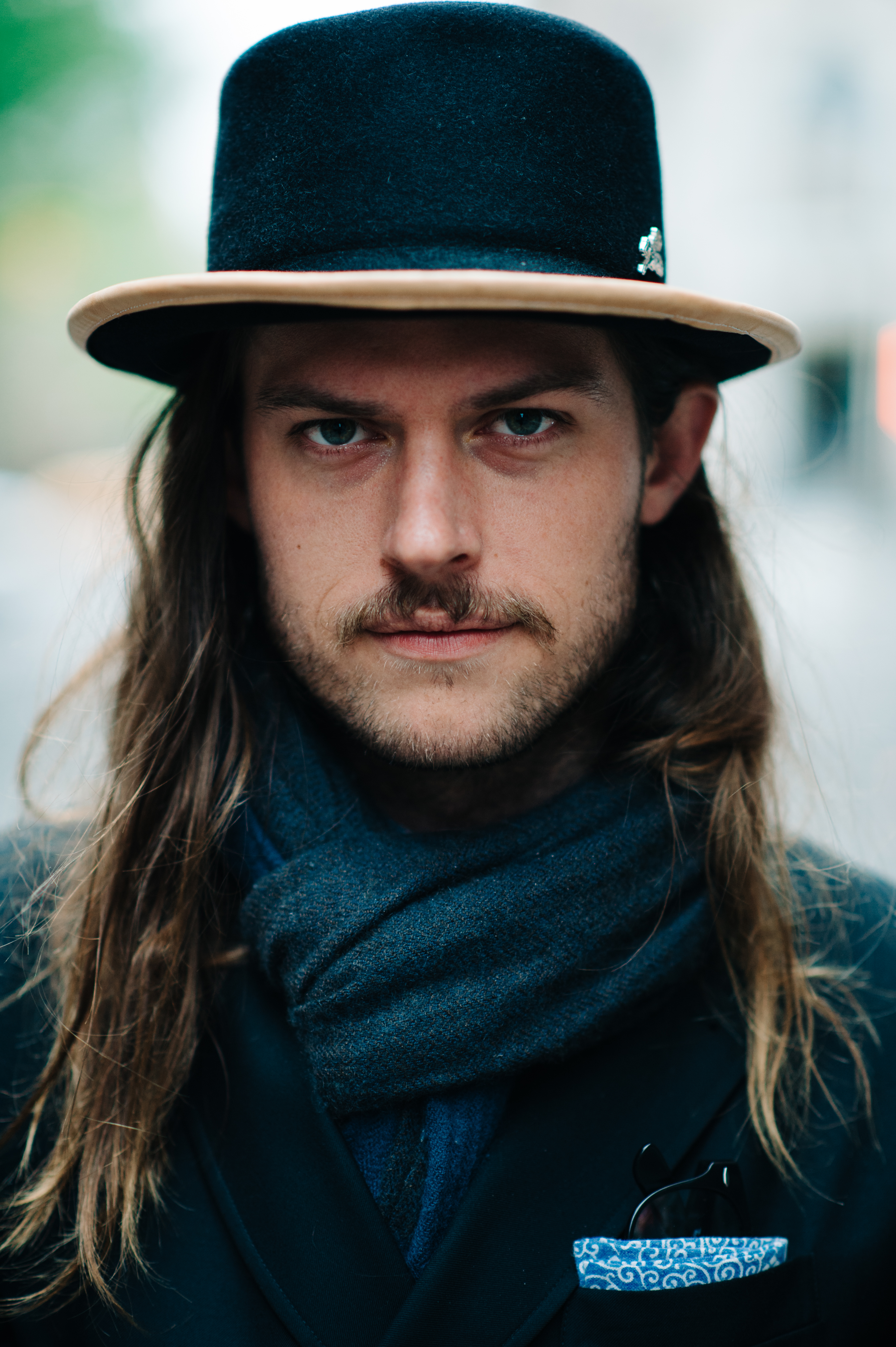 Portrait of a man wearing hat