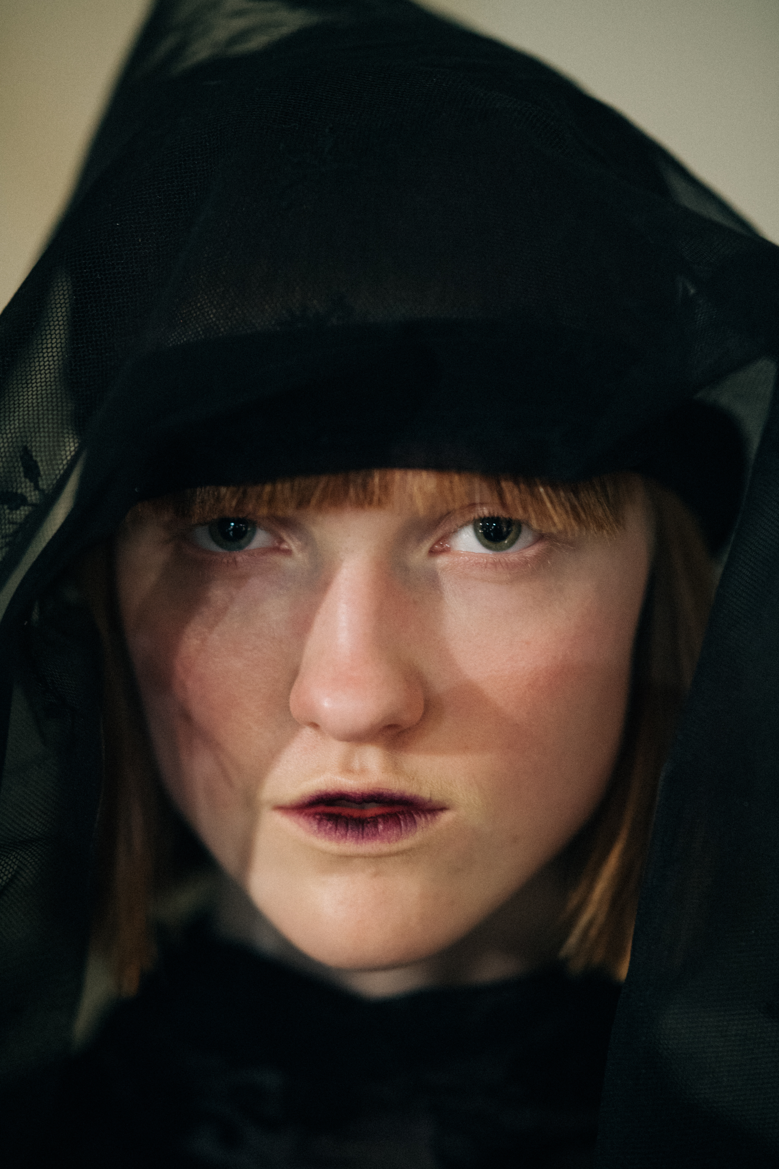 Portrait of a model Ina Maribo Jensen