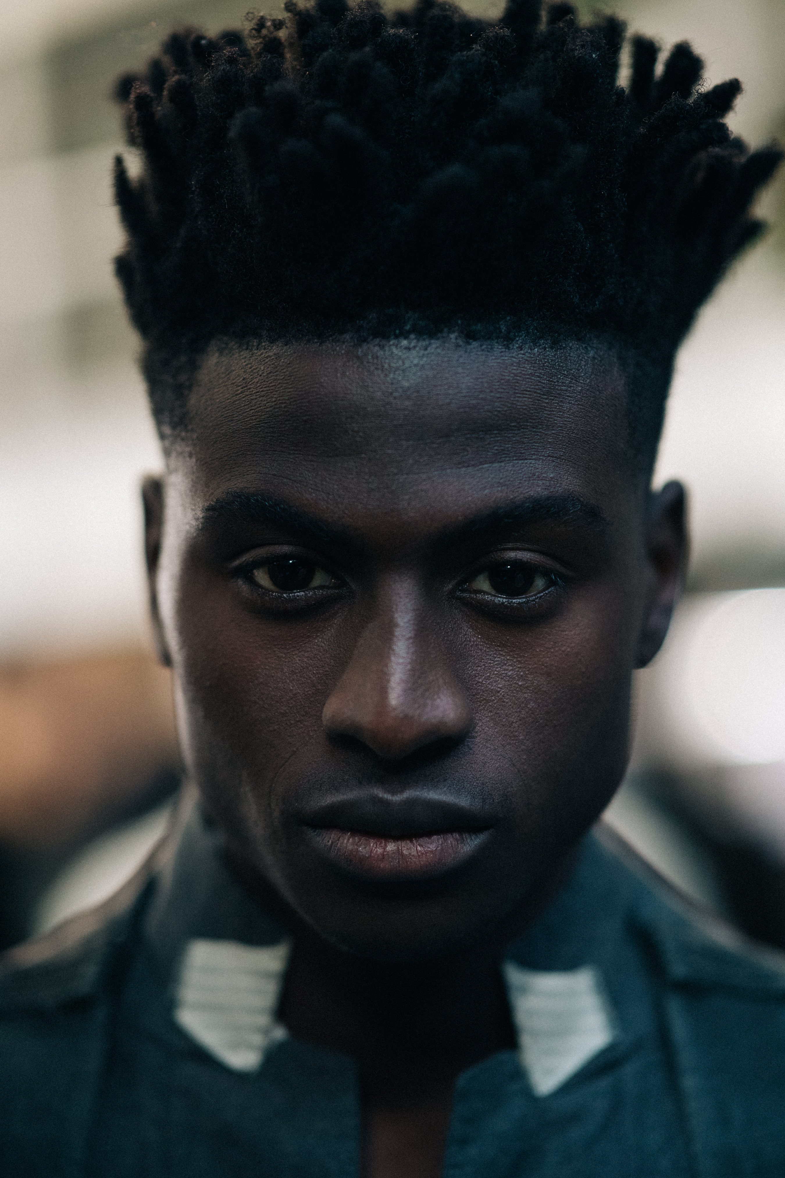 Portrait of a male model