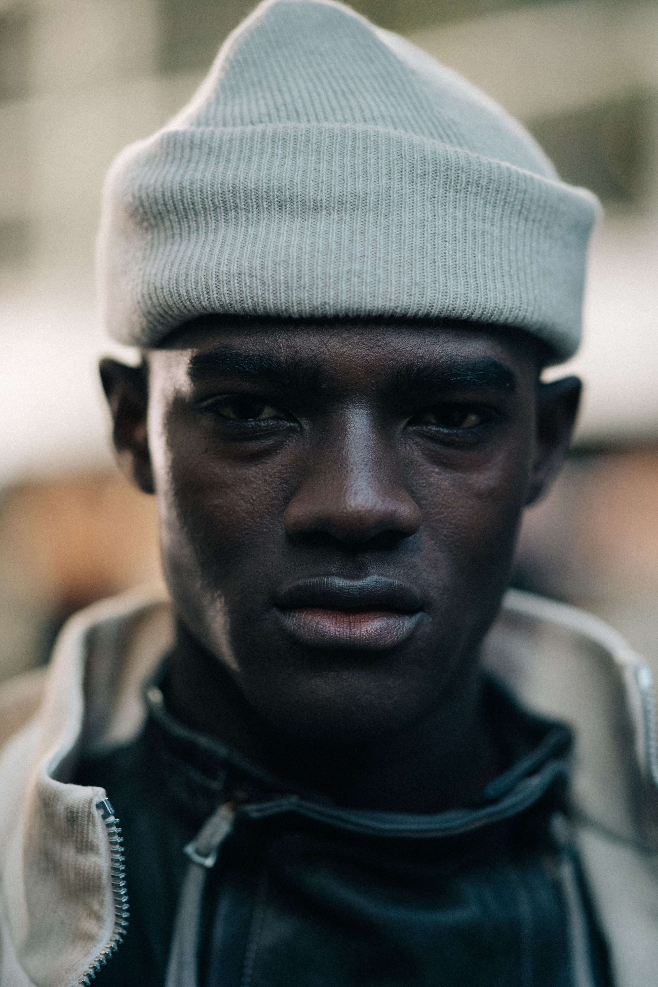 Portrait of a male model