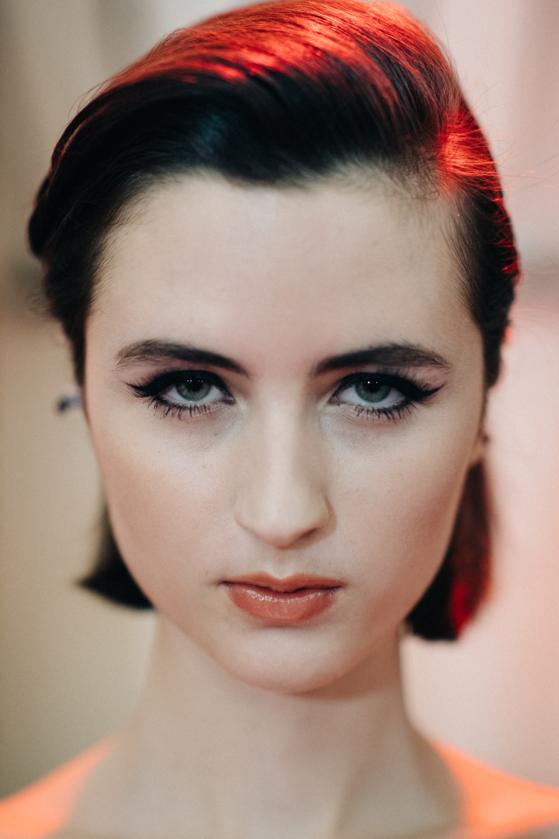 Portrait of a model Leila Zandonai