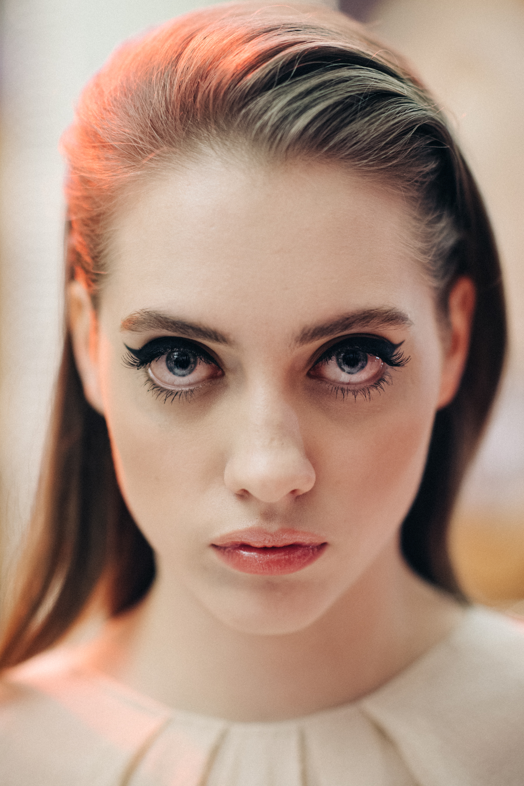 Portrait of a model Odette Pavlova
