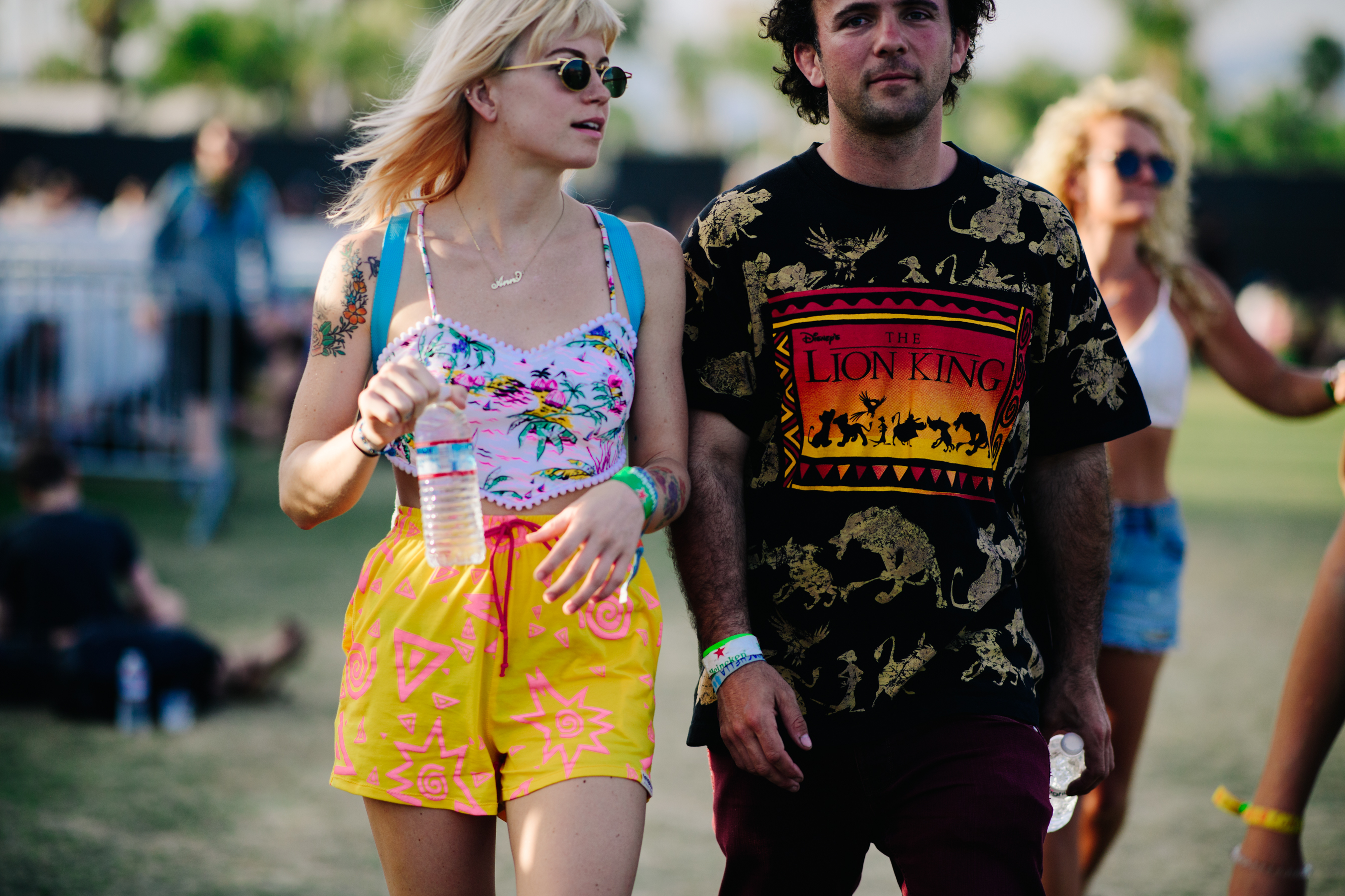 Man wearing The Lion King tee