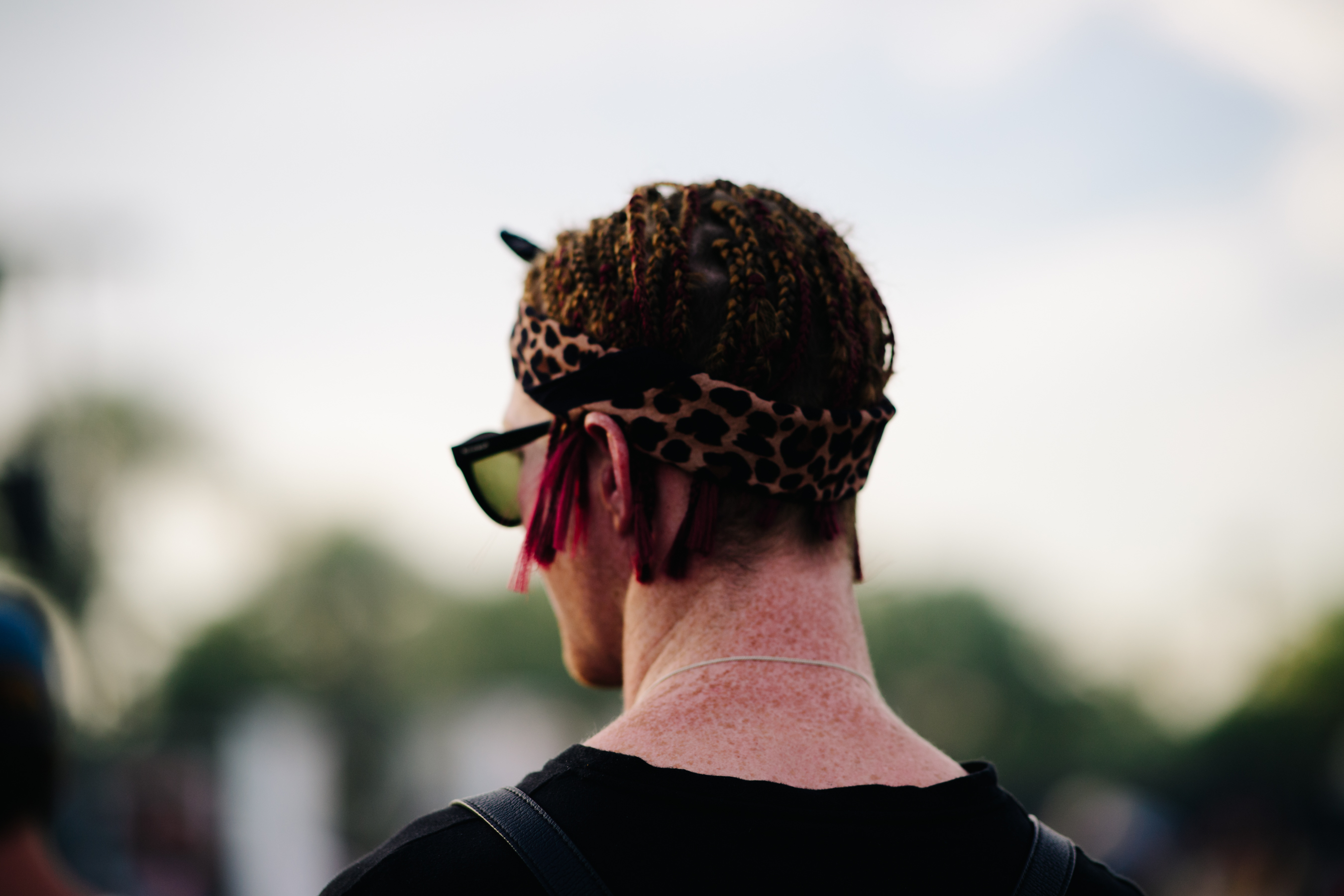 Man with red braided hair