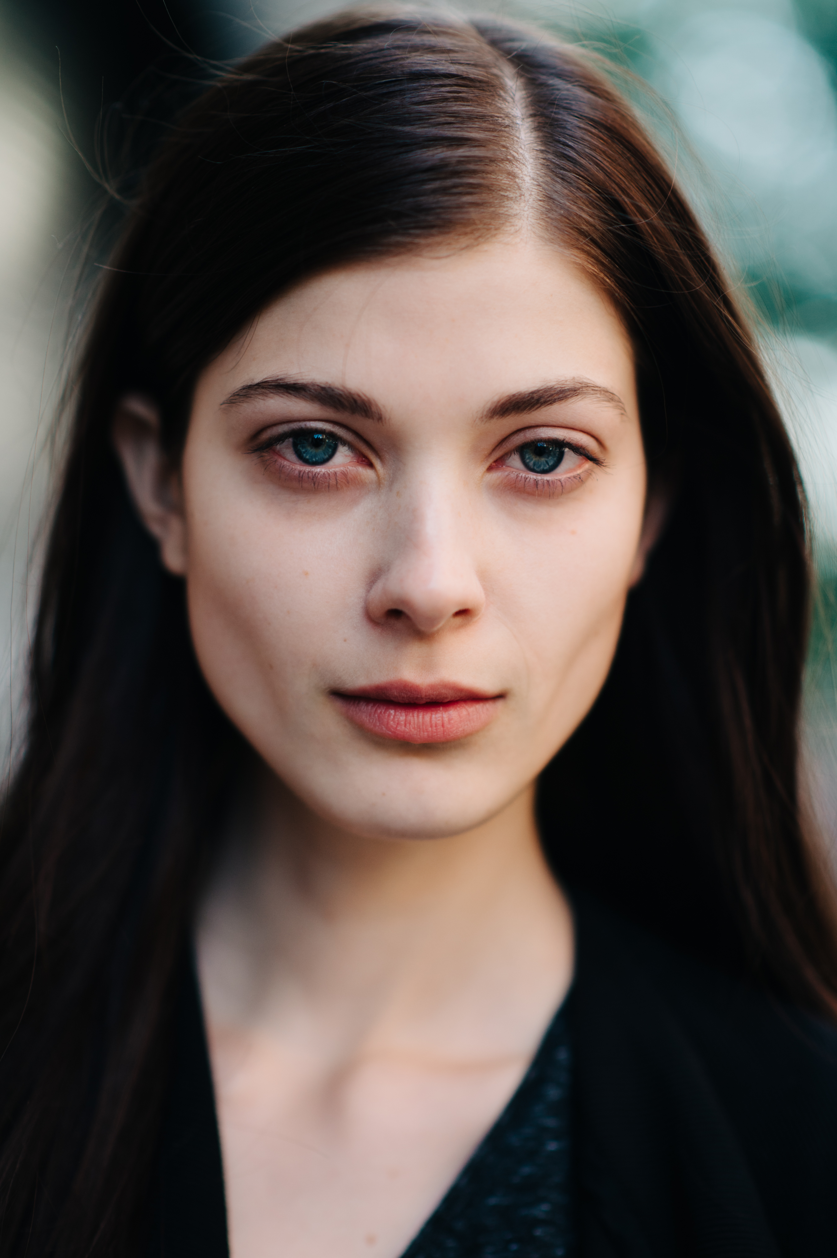 Portrait of a beautiful German model
