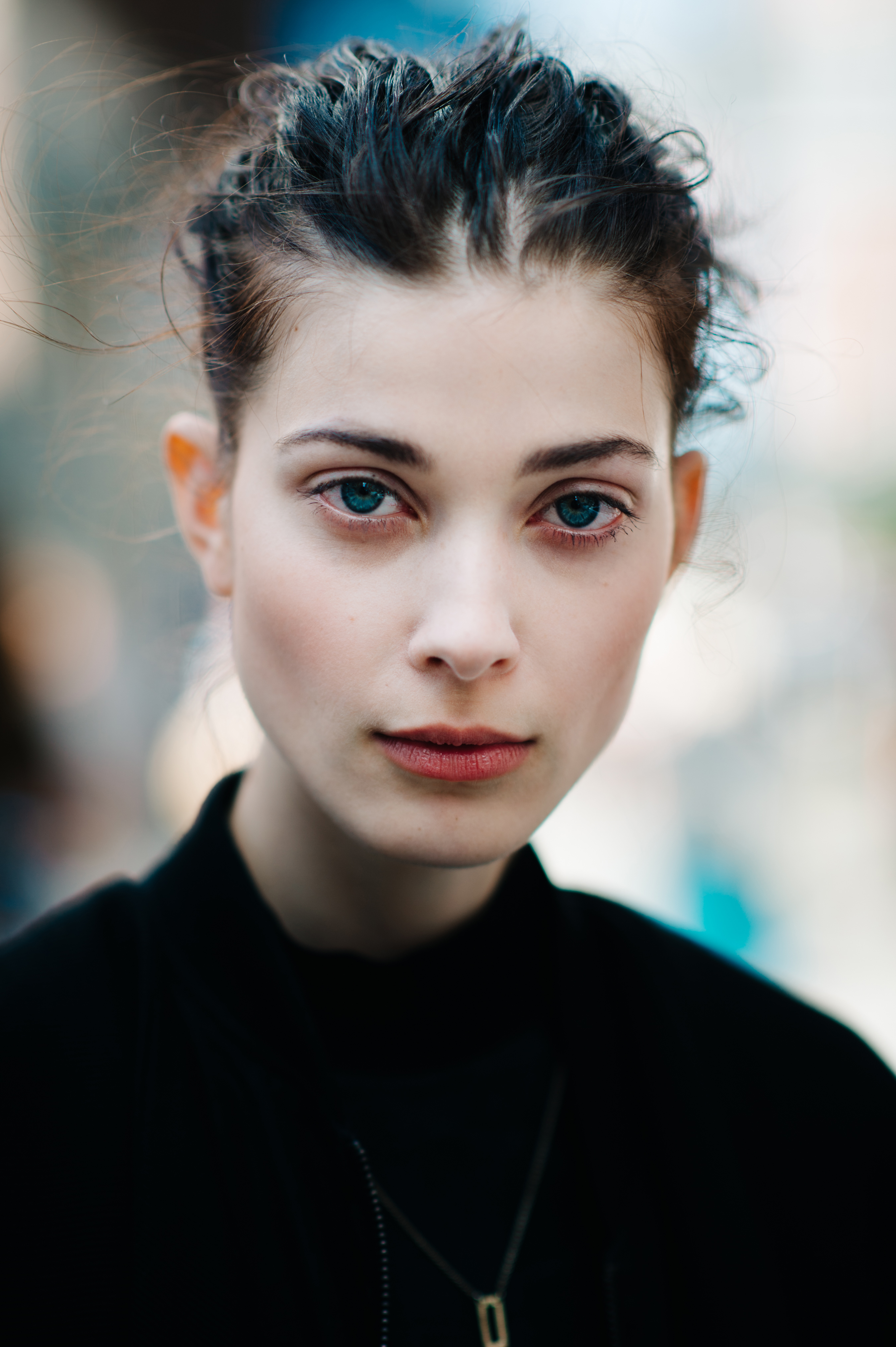 Portrait of a beautiful German model